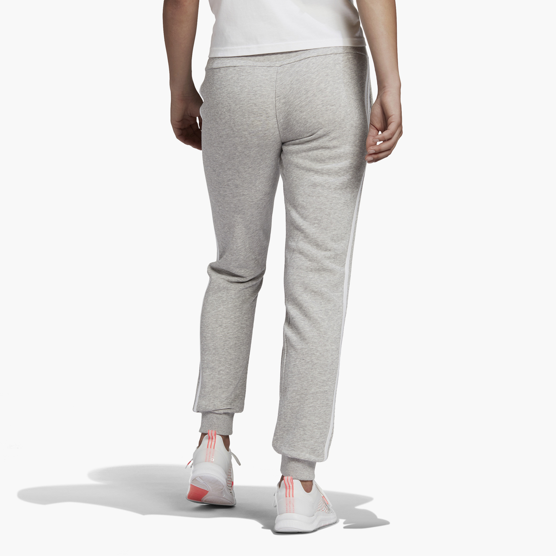 Adidas W 3S Ft C Pt Women 3 Stripe Pants-women-clothing-bottoms-joggers-image-2