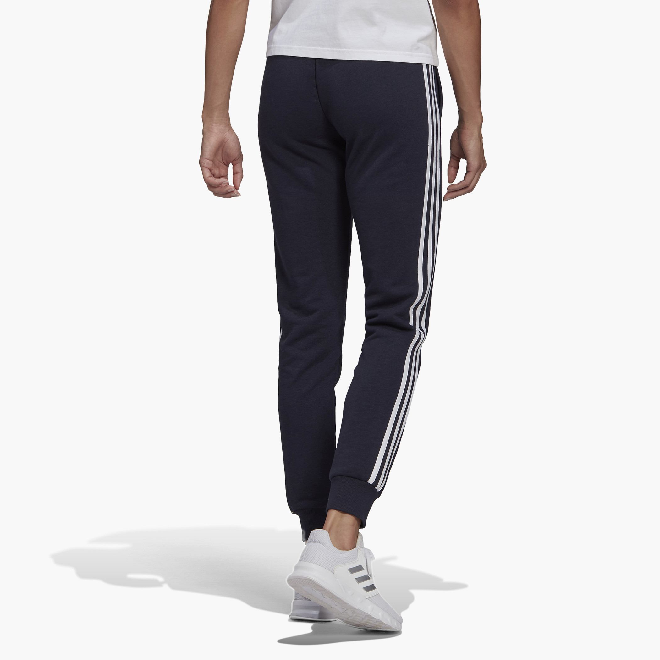 Adidas W 3S Ft C Pt Women 3 Stripe Pants-women-clothing-bottoms-joggers-image-2