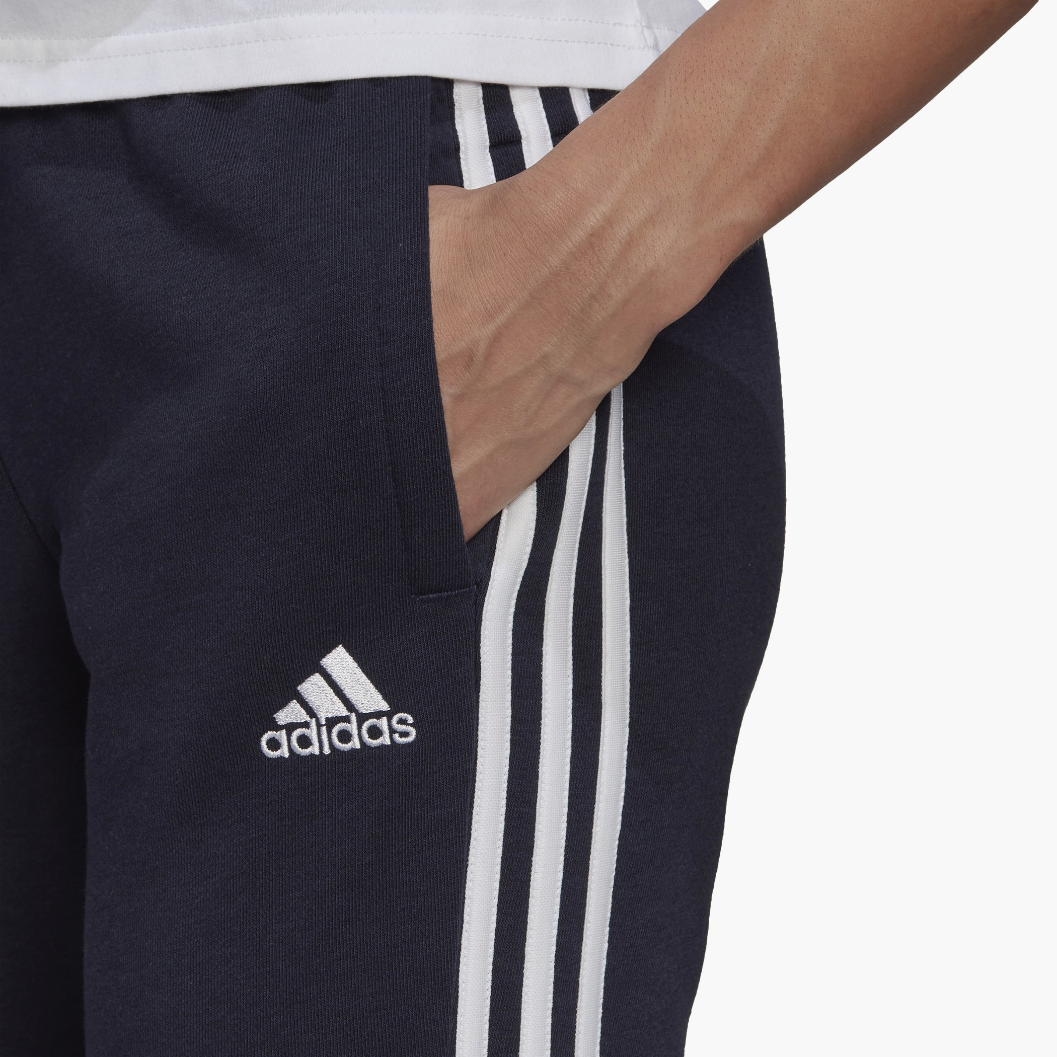 Adidas W 3S Ft C Pt Women 3 Stripe Pants-women-clothing-bottoms-joggers-image-4
