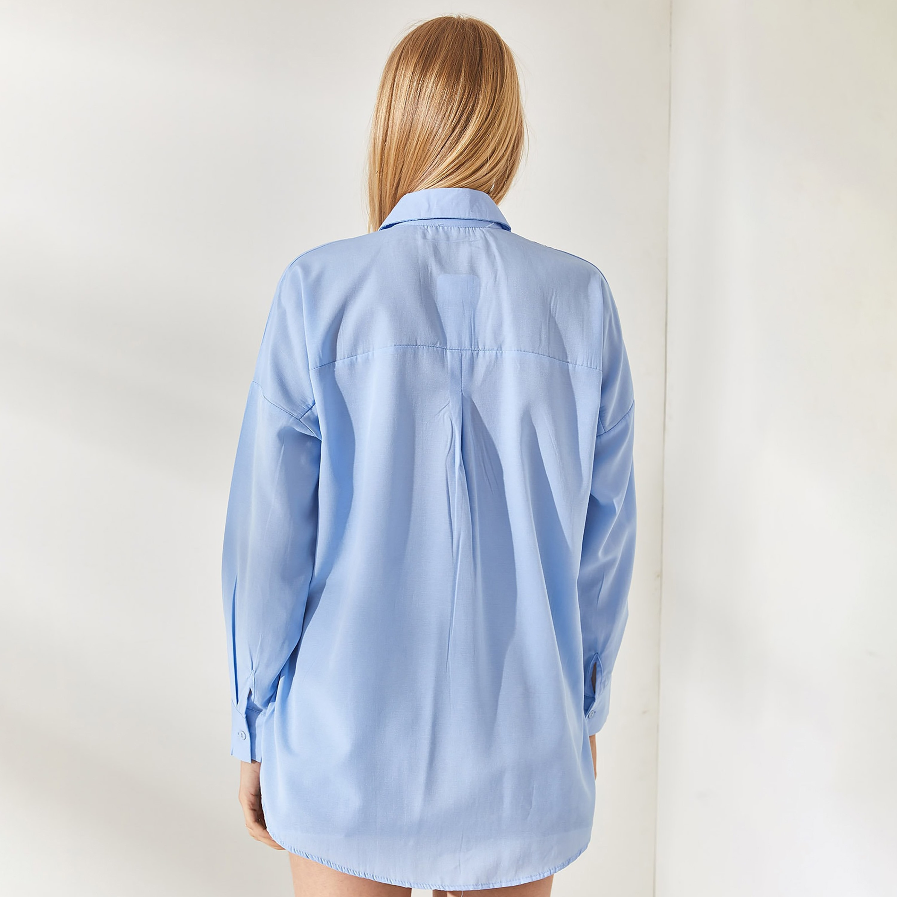 قميص نسائي أزرق مطبوع بأكمام منسدلة وياقة من أولالوك-women-clothing-shirtsandblouses-shirts-image-3