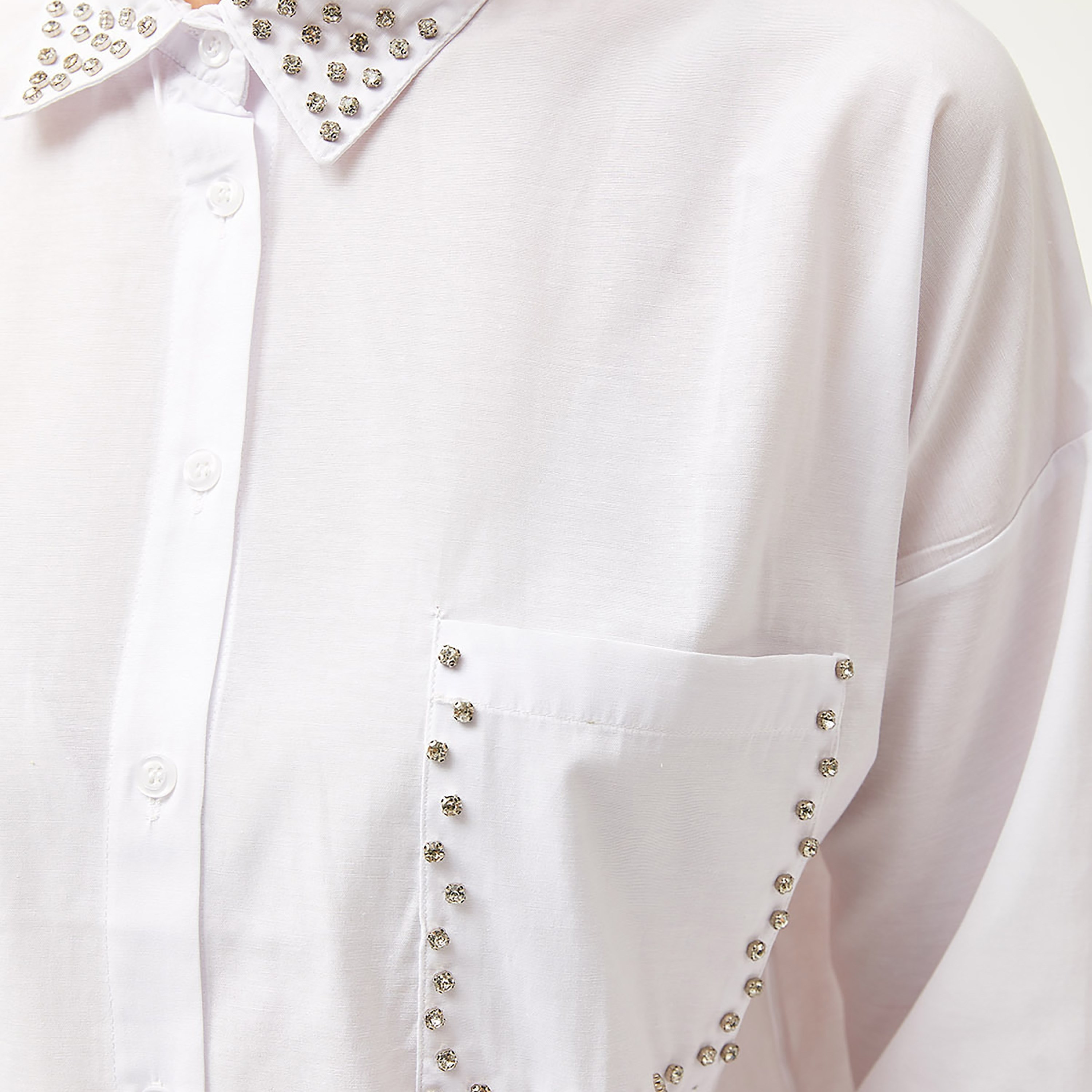 قميص نسائي أبيض بياقة مرصعة وأكمام منسدلة من أولالوك-women-clothing-shirtsandblouses-shirts-image-4