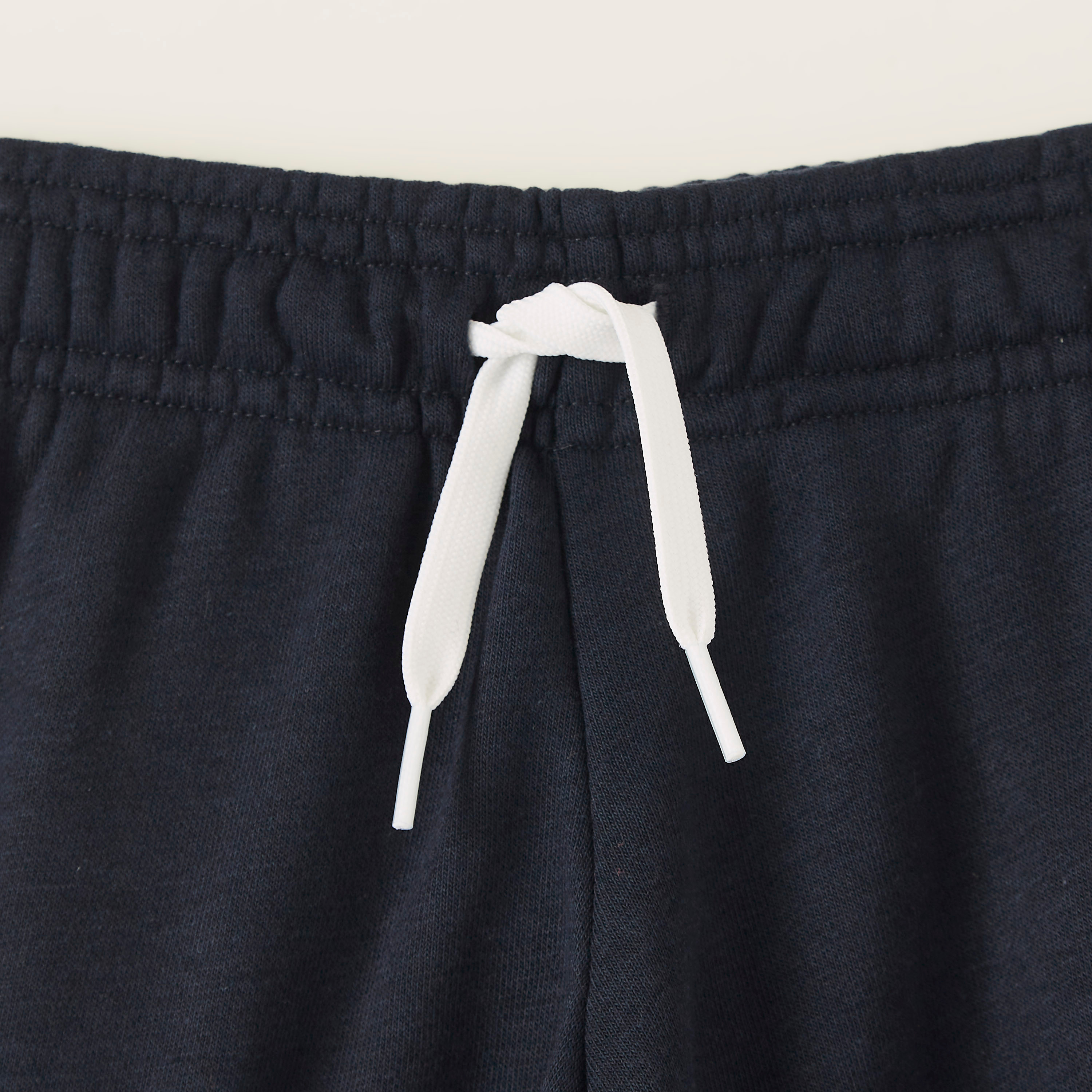 adidas Logo Print Track Pants with Drawstring Closure-boys-clothing-bottoms-joggersandtrackpants-image-2
