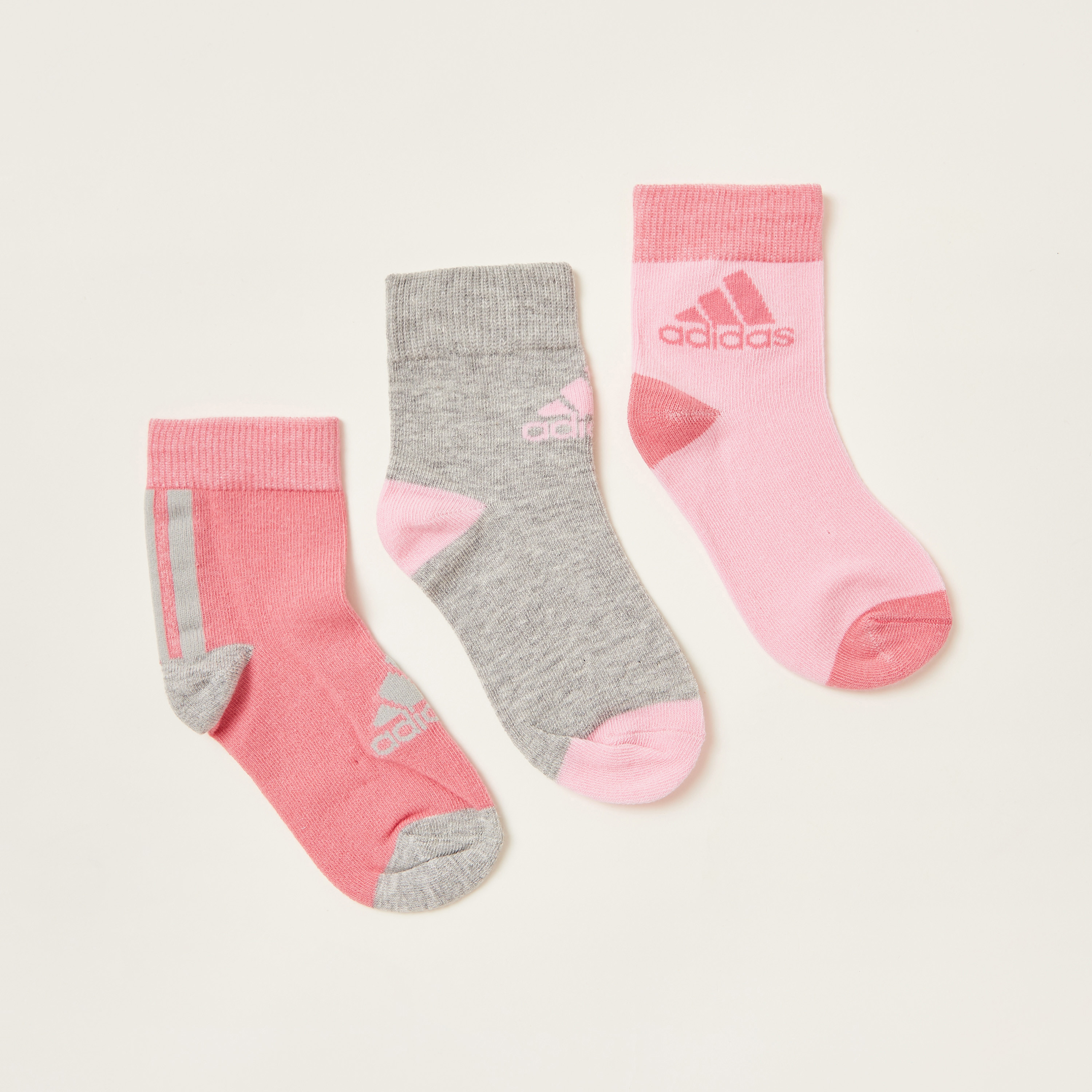 adidas Ankle Length Socks - Set of 3-girls-accessories-socks-image-1