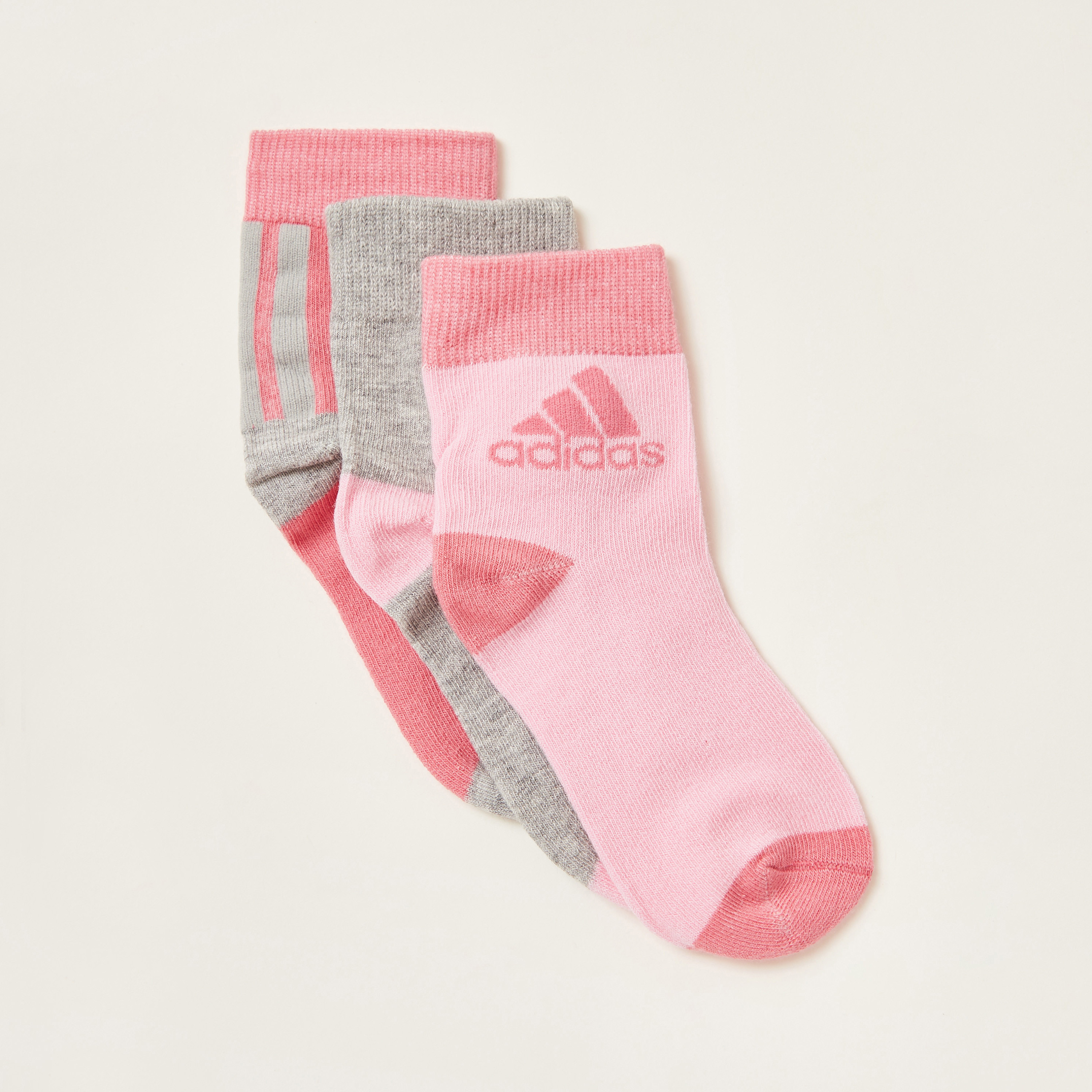 adidas Ankle Length Socks - Set of 3-girls-accessories-socks-image-2