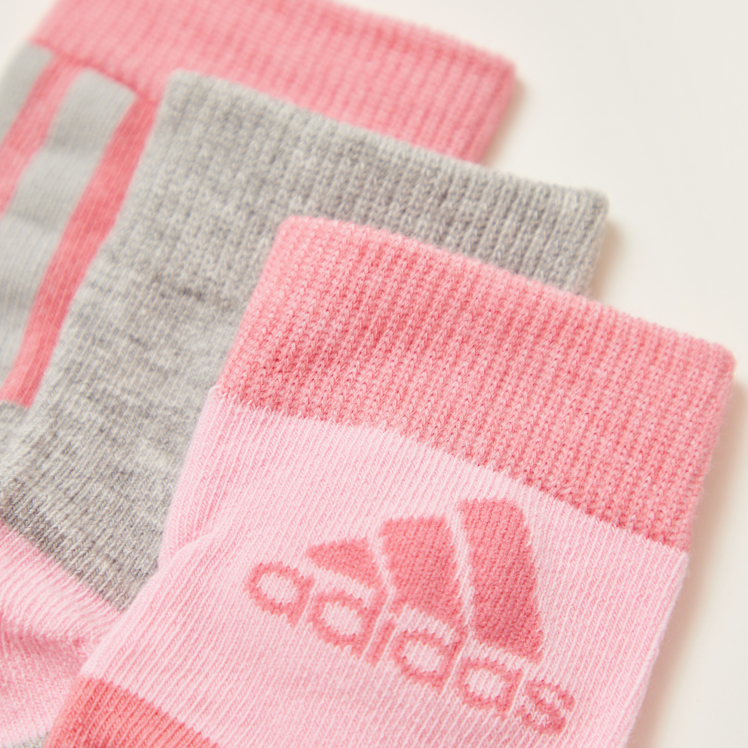adidas Ankle Length Socks - Set of 3-girls-accessories-socks-image-3