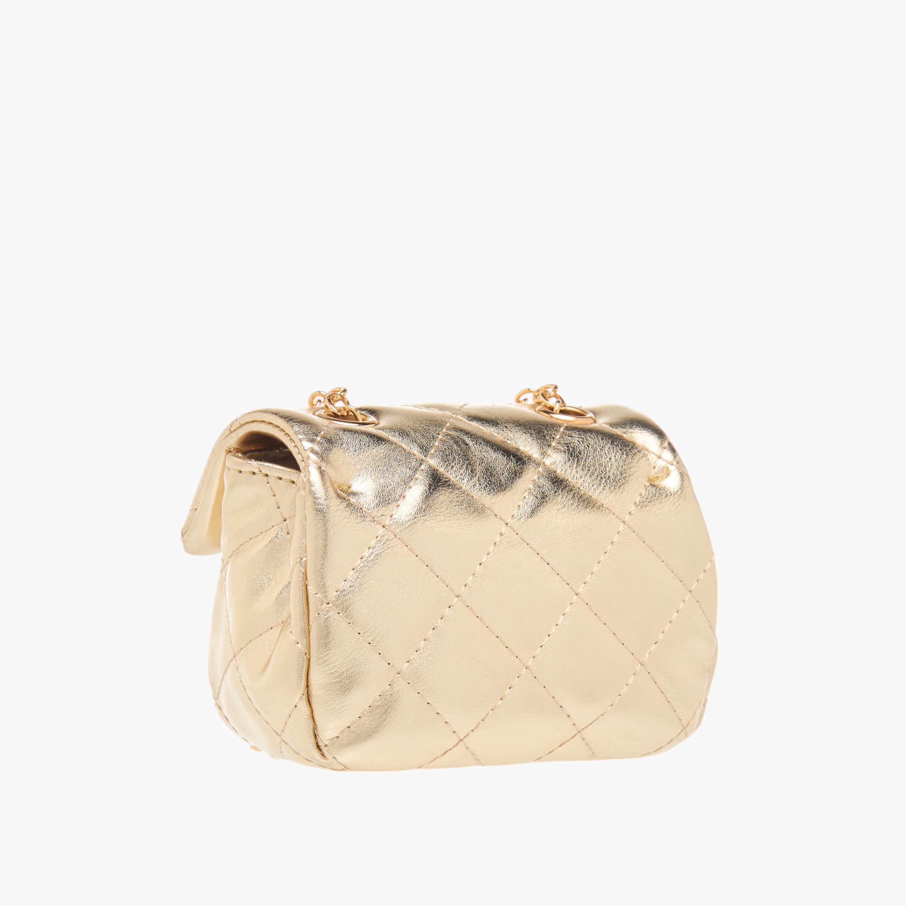 شنطة كروس بودي مبطنة بحزام سلسلة وزر إغلاق من فلورا بيلا-girls-accessories-bags-image-3