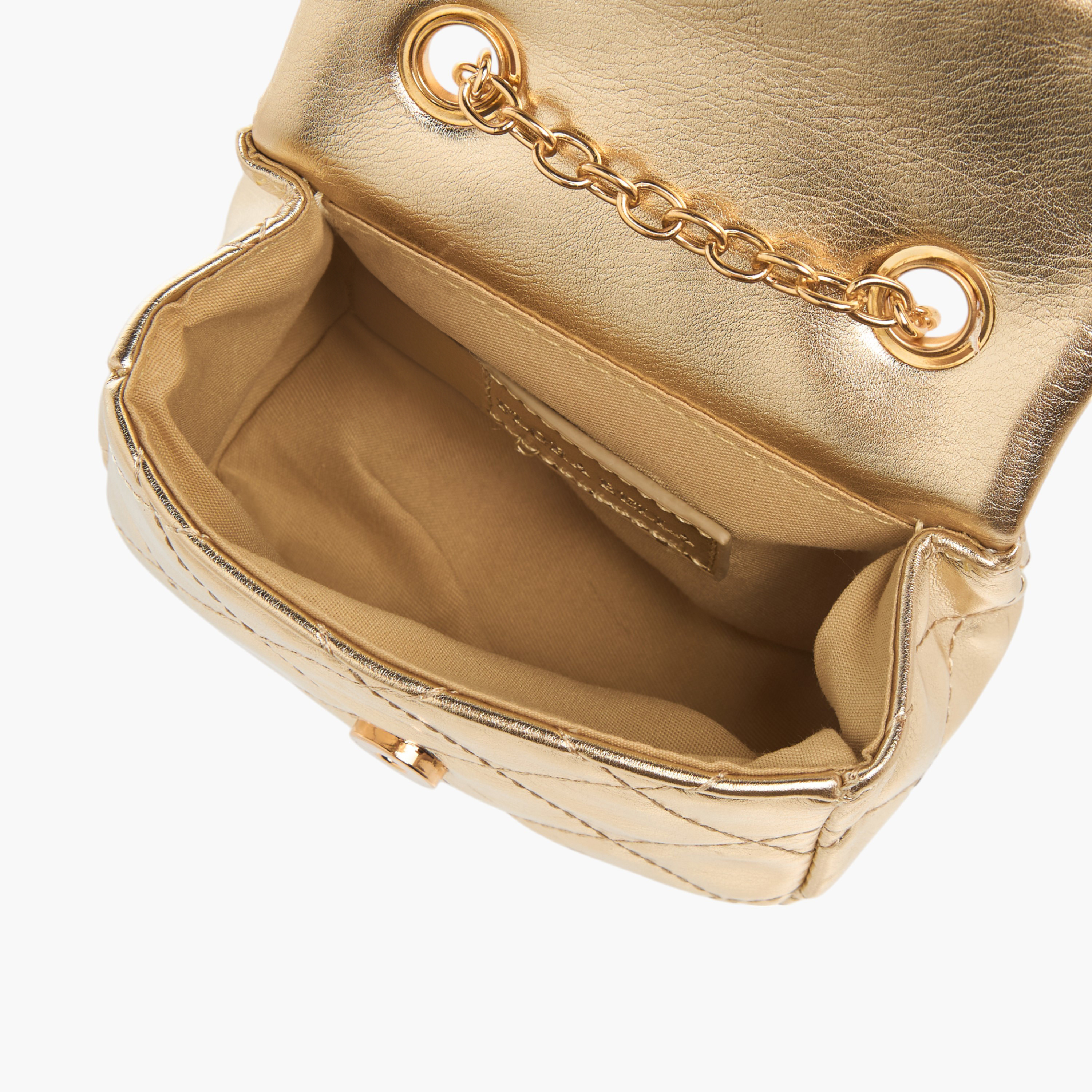 شنطة كروس بودي مبطنة بحزام سلسلة وزر إغلاق من فلورا بيلا-girls-accessories-bags-image-7