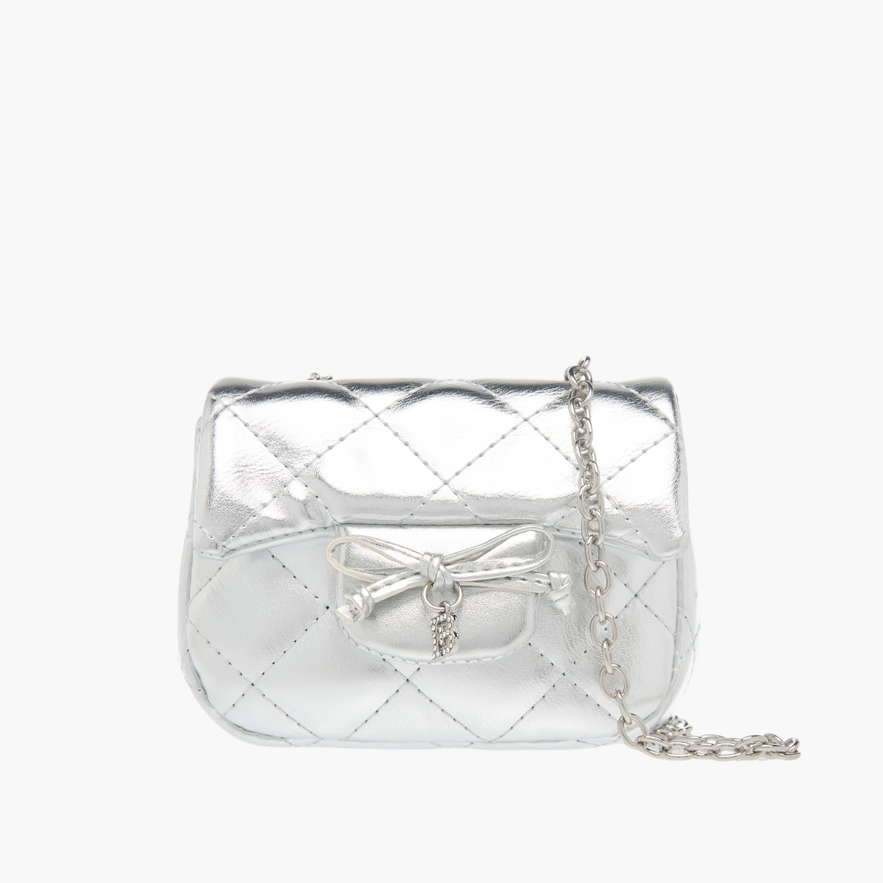 شنطة كروس بودي مبطنة بحزام سلسلة وزر إغلاق من فلورا بيلا-girls-accessories-bags-image-8