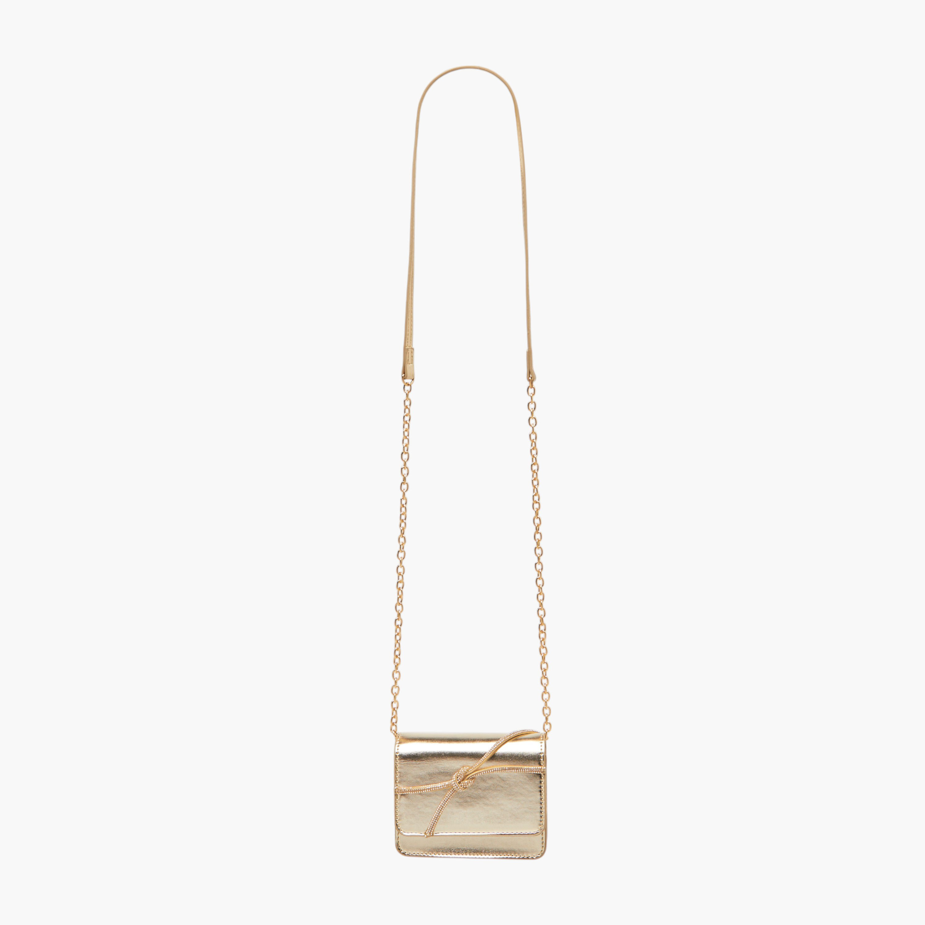 Flora Bella Embellished Crossbody Bag with Button Closure and Chain Strap-girls-accessories-bags-image-2