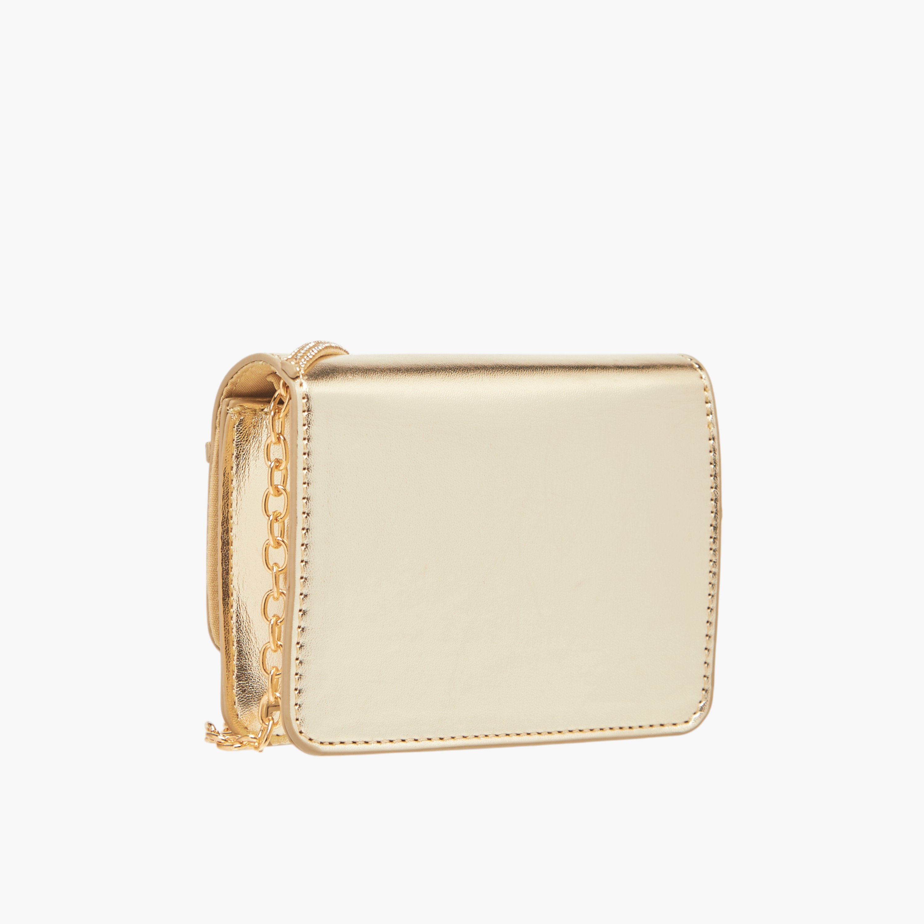 Flora Bella Embellished Crossbody Bag with Button Closure and Chain Strap-girls-accessories-bags-image-3
