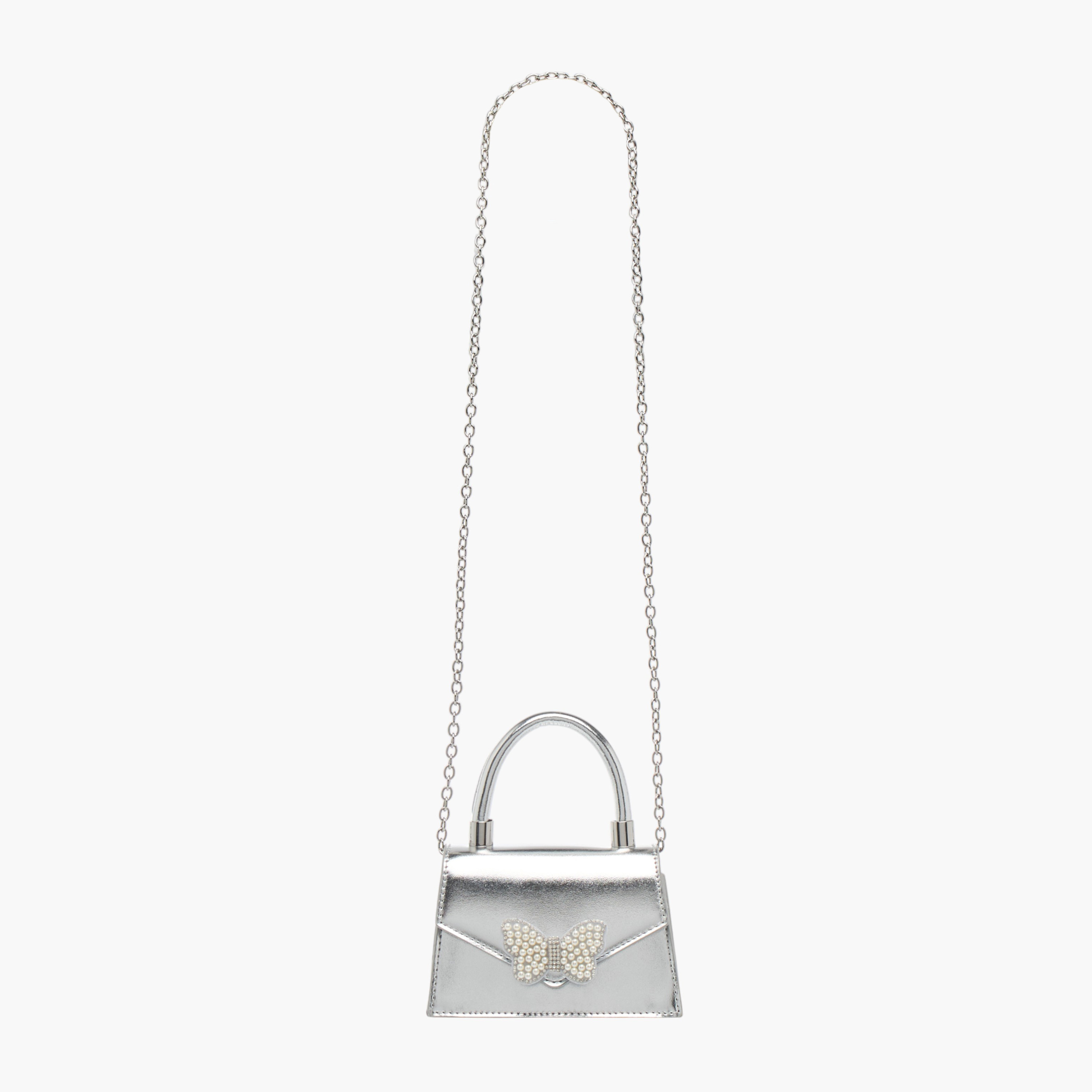 Flora Bella Pearl Embellished Crossbody Bag with Button Closure and Chain Strap-girls-accessories-bags-image-2