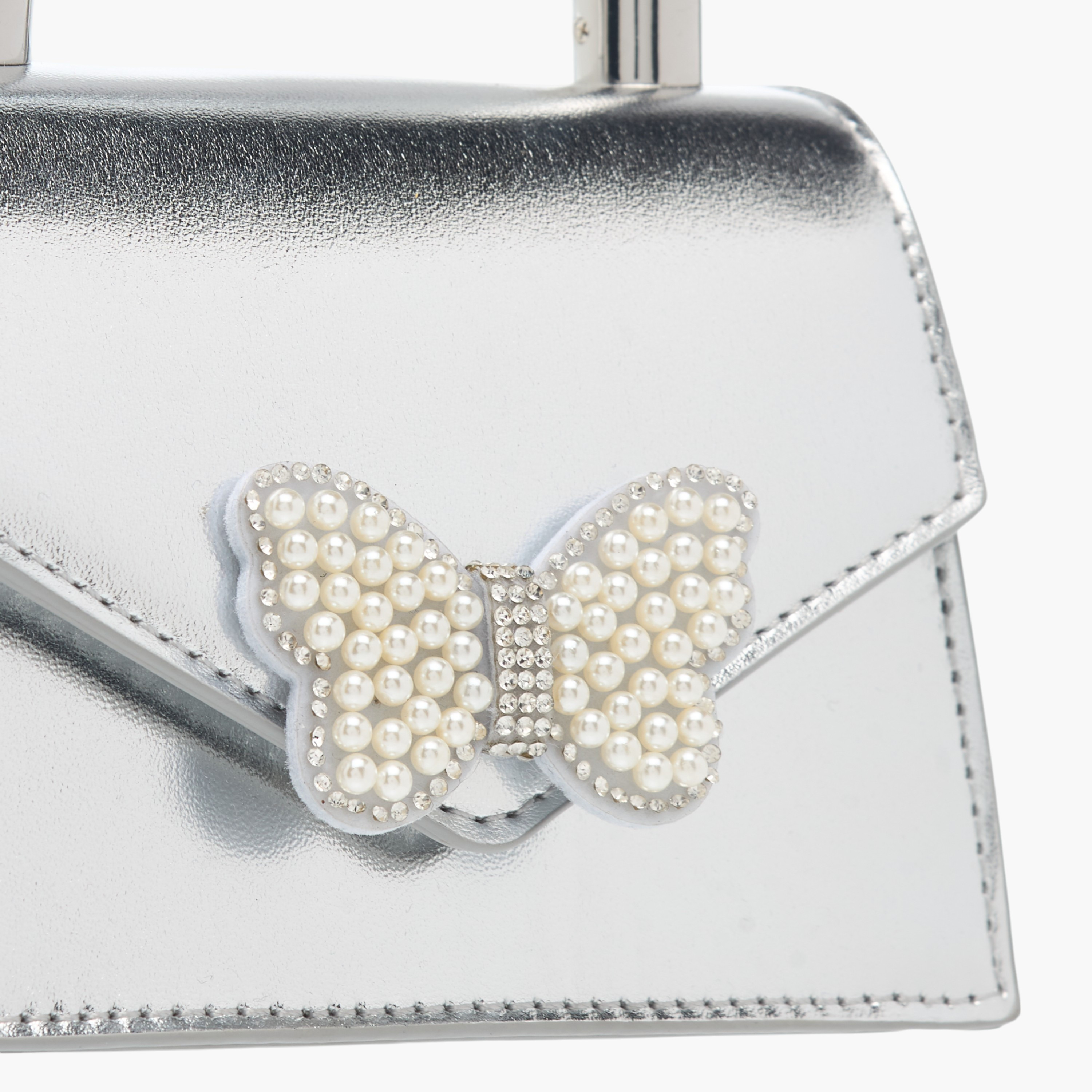 Flora Bella Pearl Embellished Crossbody Bag with Button Closure and Chain Strap-girls-accessories-bags-image-4