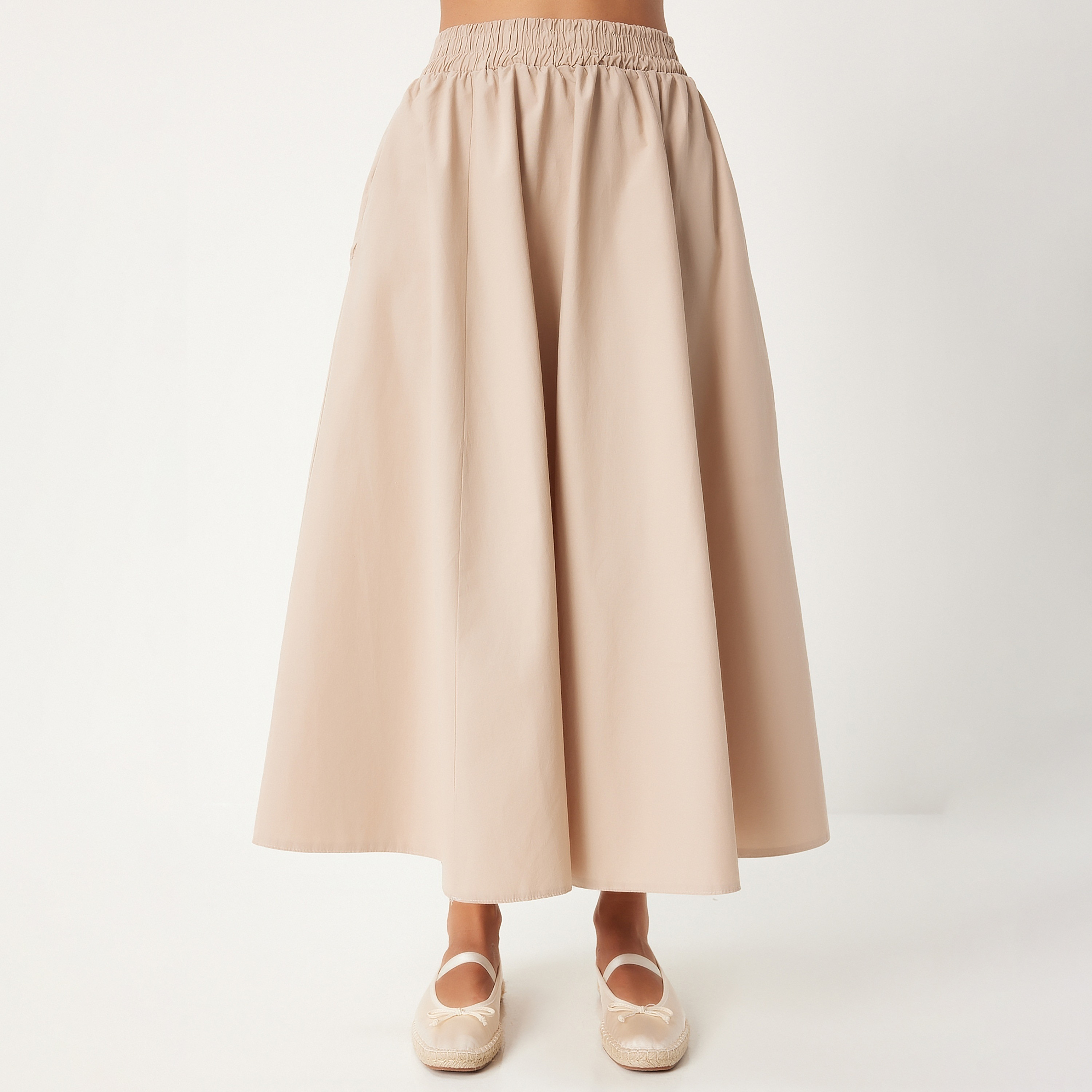 تنورة ماكسي نسائية من كتان إسطنبول الفاخرة من سعادة إسطنبول-women-clothing-bottoms-skirts-image-1