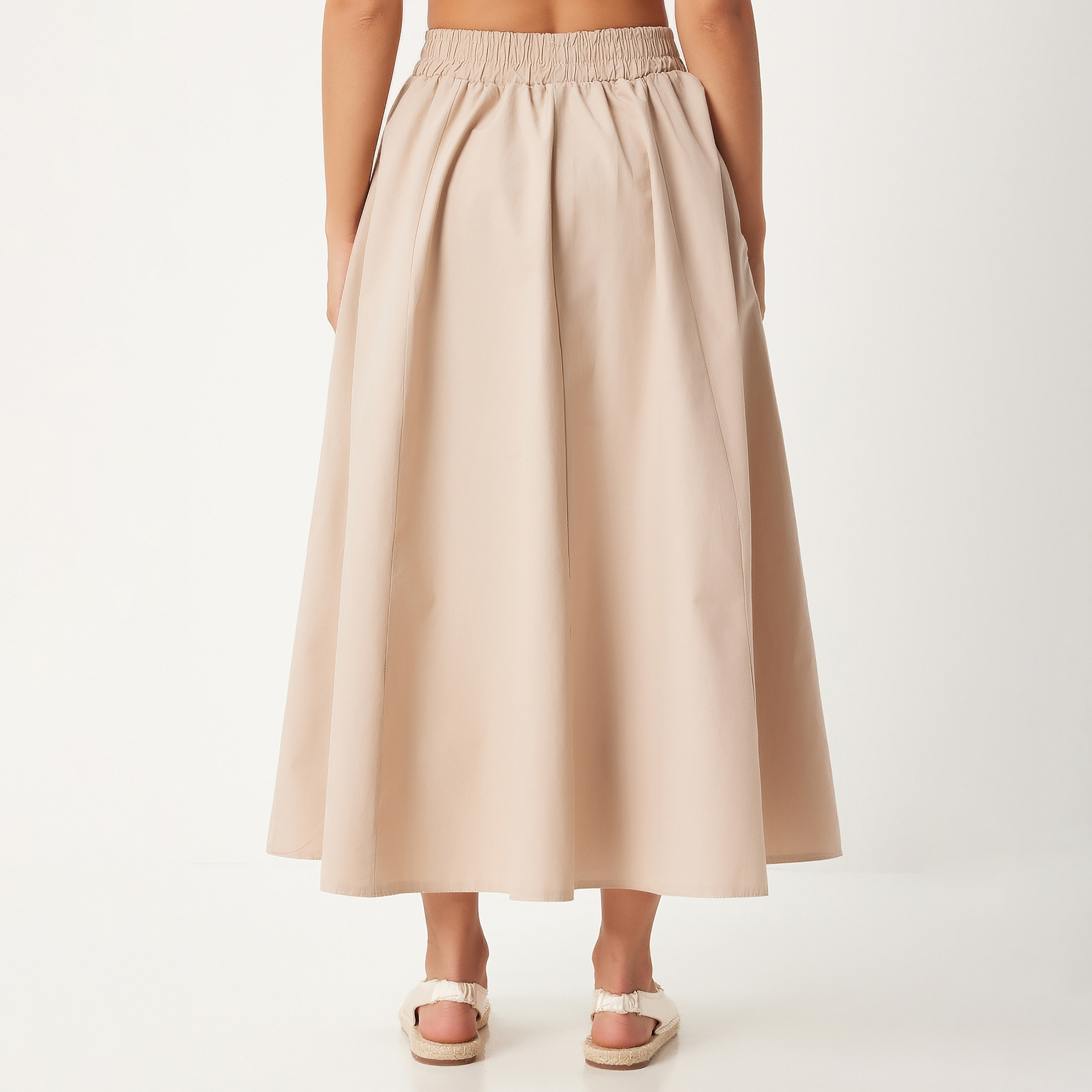 تنورة ماكسي نسائية من كتان إسطنبول الفاخرة من سعادة إسطنبول-women-clothing-bottoms-skirts-image-3