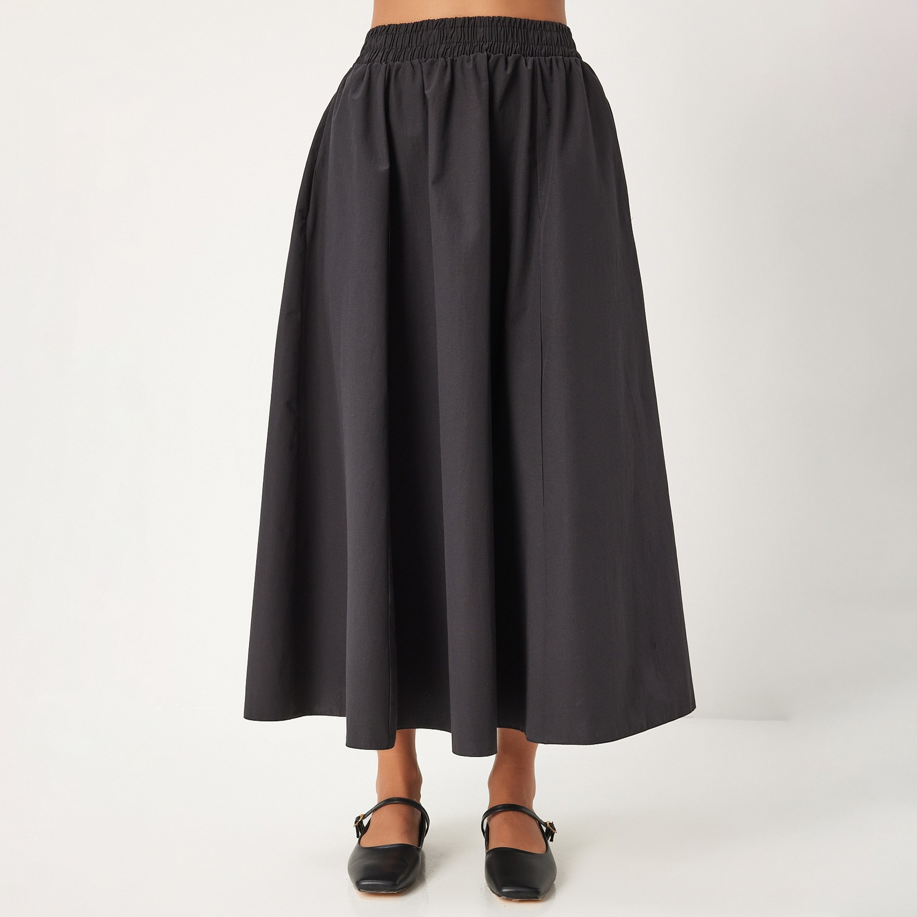 تنورة ماكسي نسائية من كتان إسطنبول الفاخرة من سعادة إسطنبول-women-clothing-bottoms-skirts-image-5