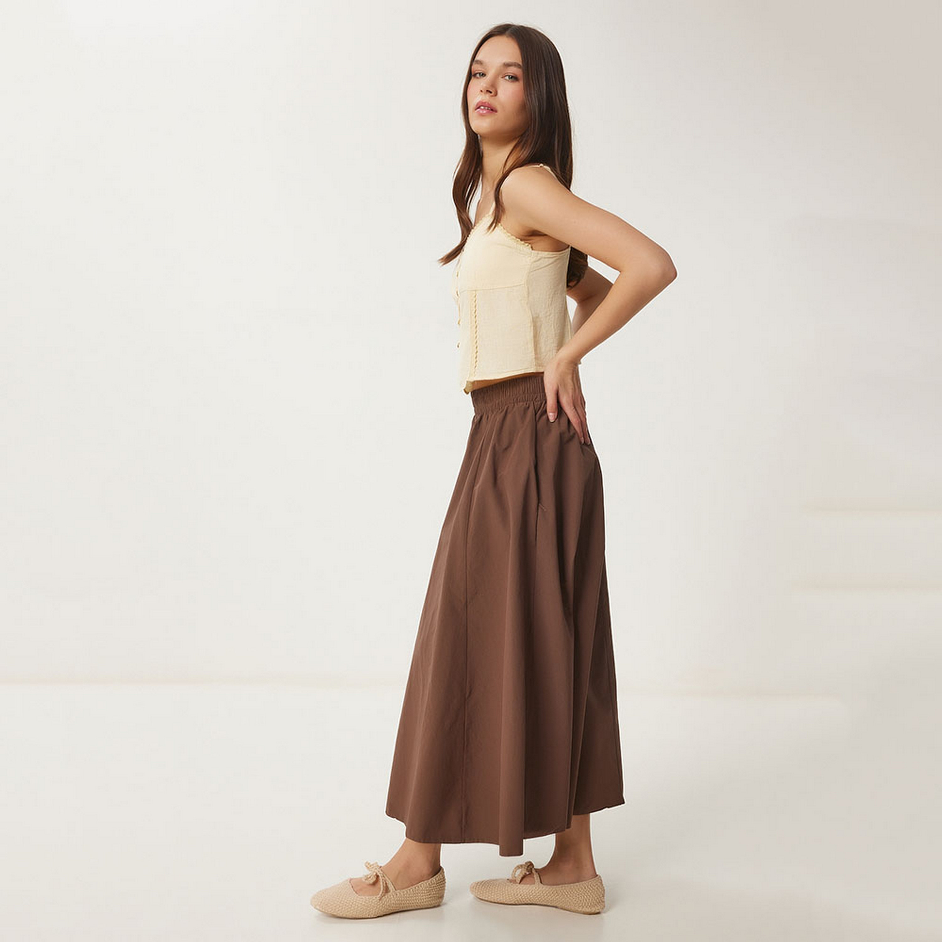 تنورة ماكسي نسائية من كتان إسطنبول الفاخرة من سعادة إسطنبول-women-clothing-bottoms-skirts-image-17