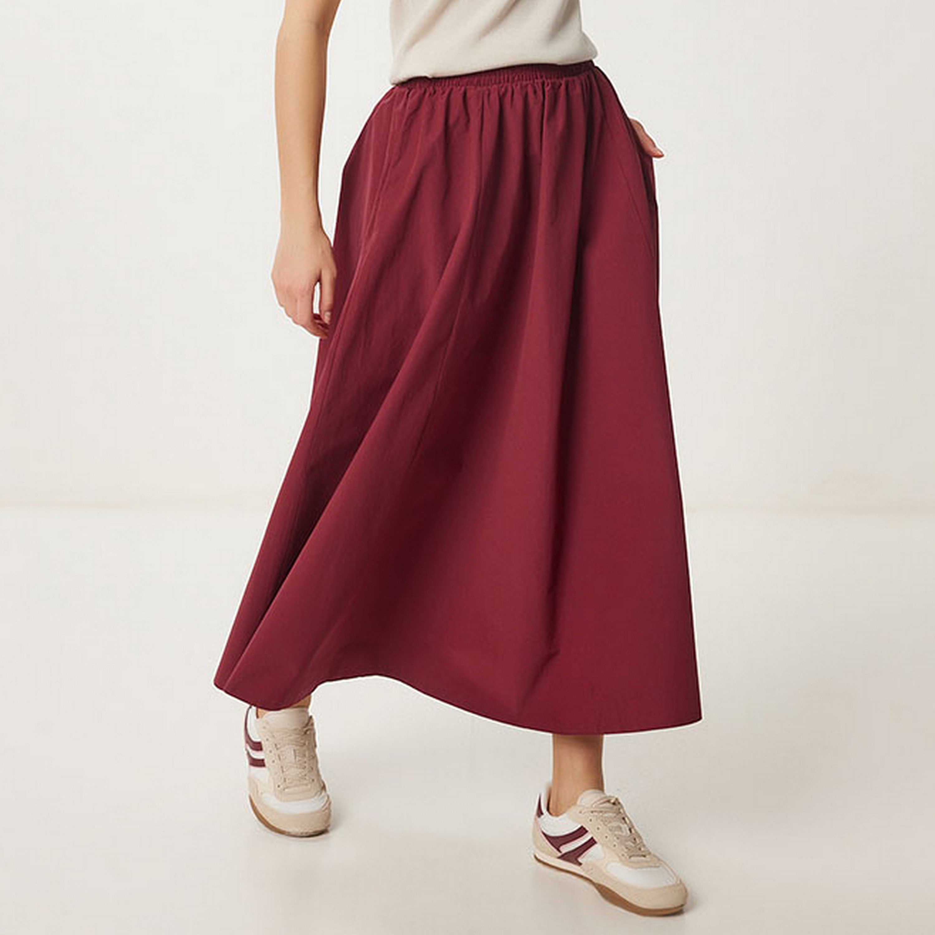 تنورة ماكسي نسائية من كتان إسطنبول الفاخرة من سعادة إسطنبول-women-clothing-bottoms-skirts-image-12
