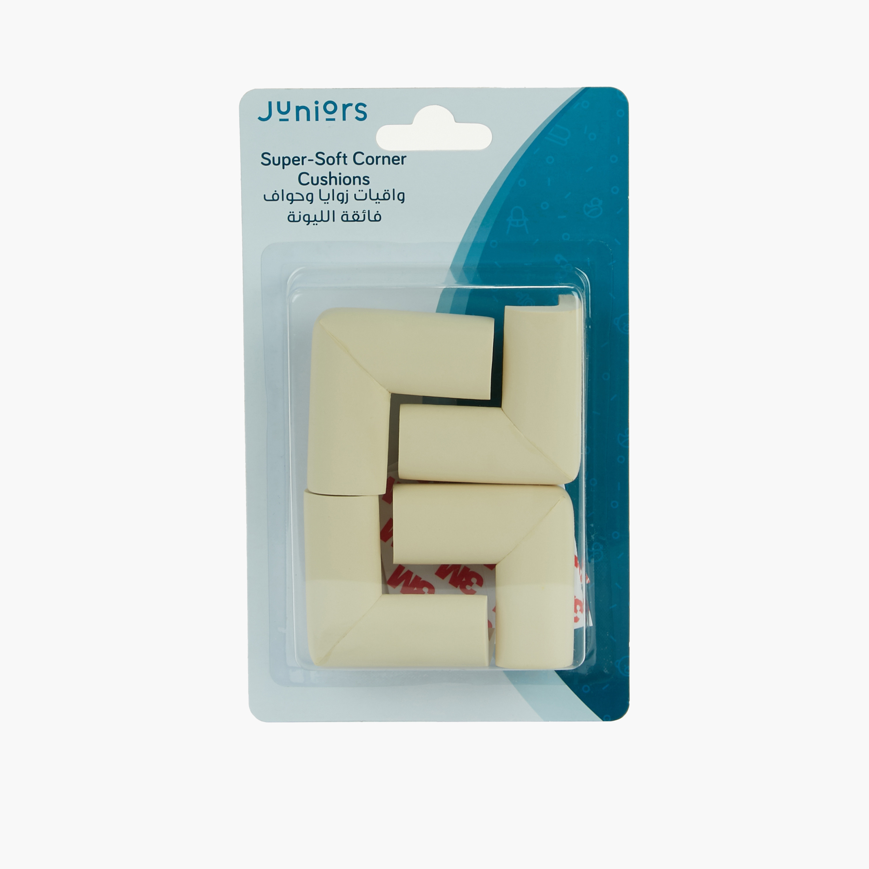 Juniors Super Soft Corner Cushions - Set of 4-baby-healthandsafety-babyproofing-image-1
