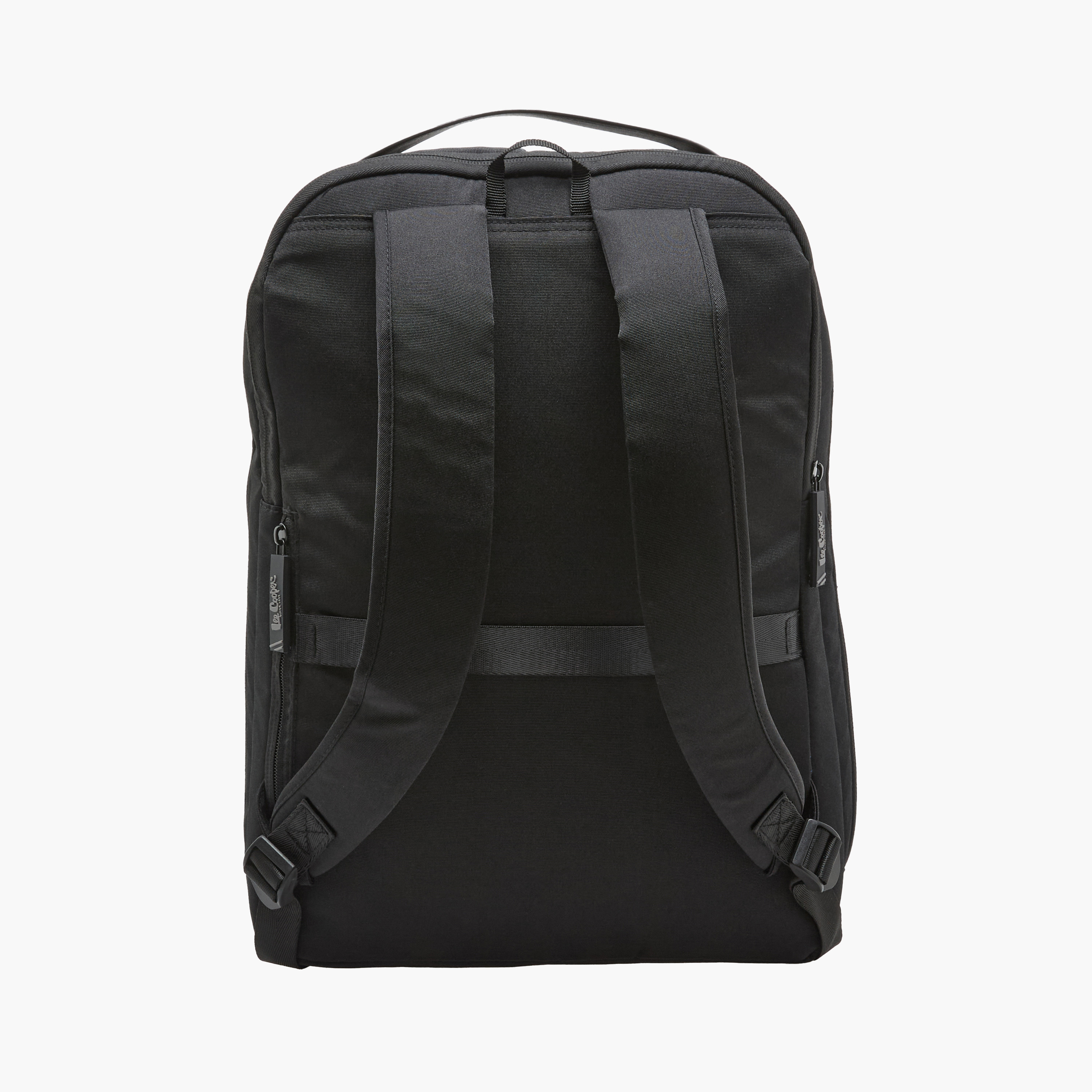 Lee Cooper Men Logo Applique Laptop Backpack-men-bags-image-4
