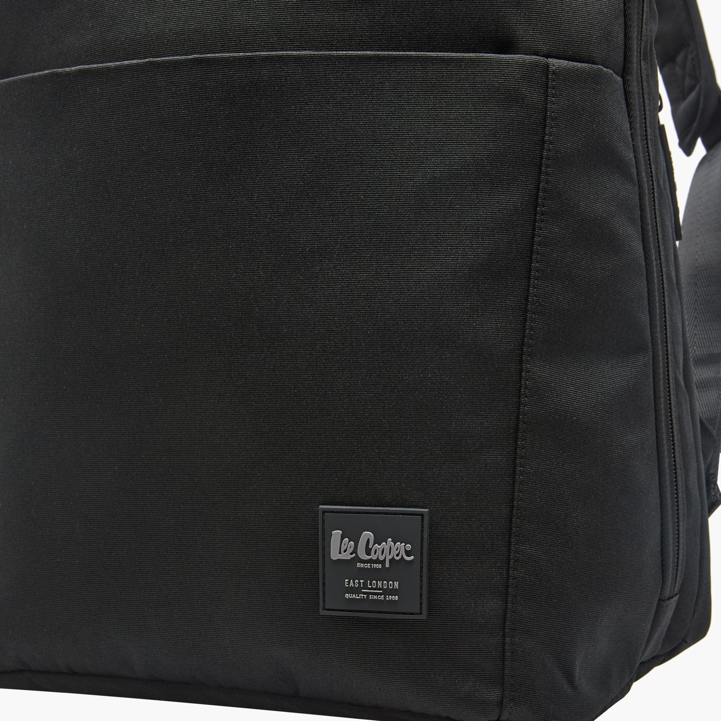 Lee Cooper Men Logo Applique Laptop Backpack-men-bags-image-6