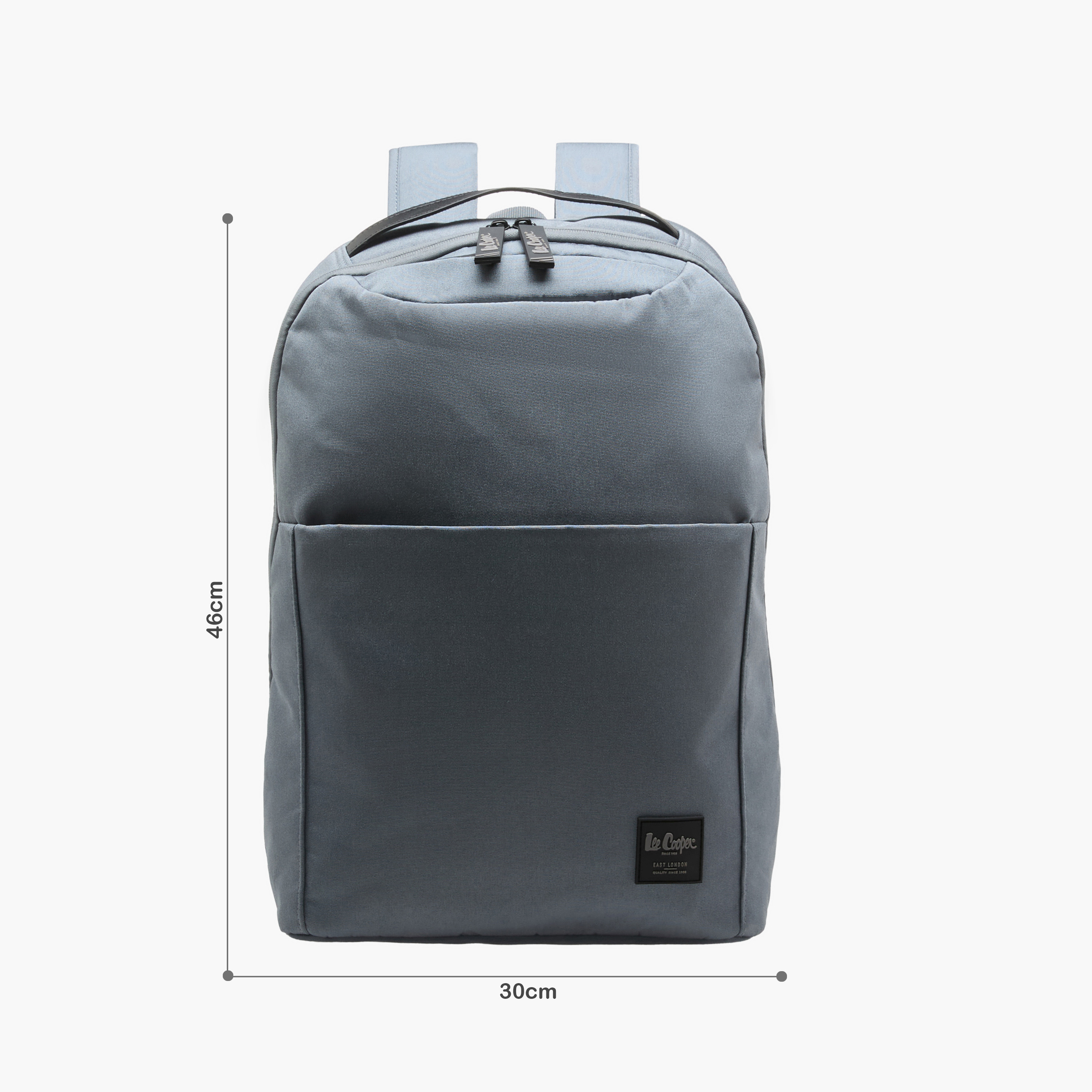 Lee Cooper Men Logo Applique Laptop Backpack-men-bags-image-2