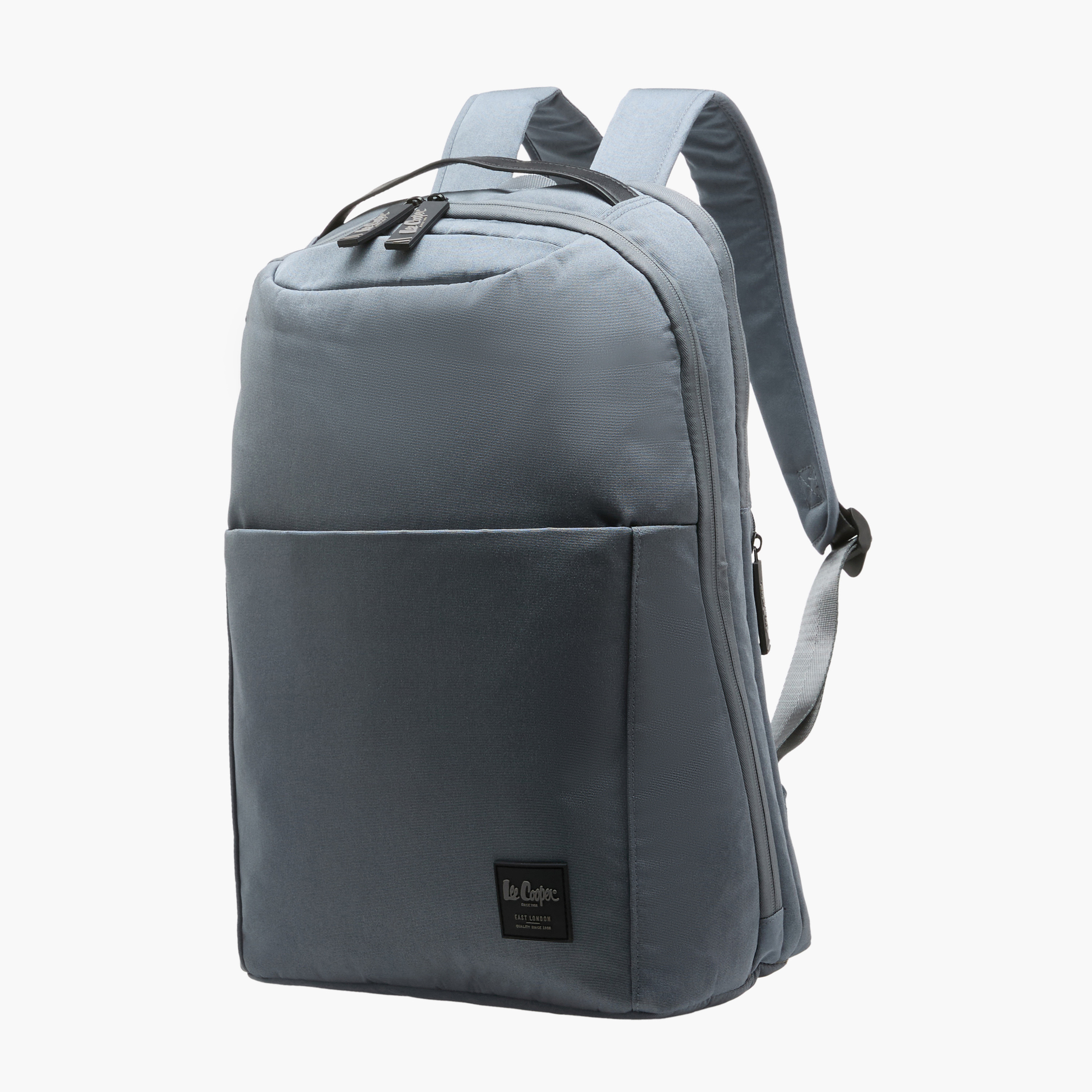 Lee Cooper Men Logo Applique Laptop Backpack-men-bags-image-3
