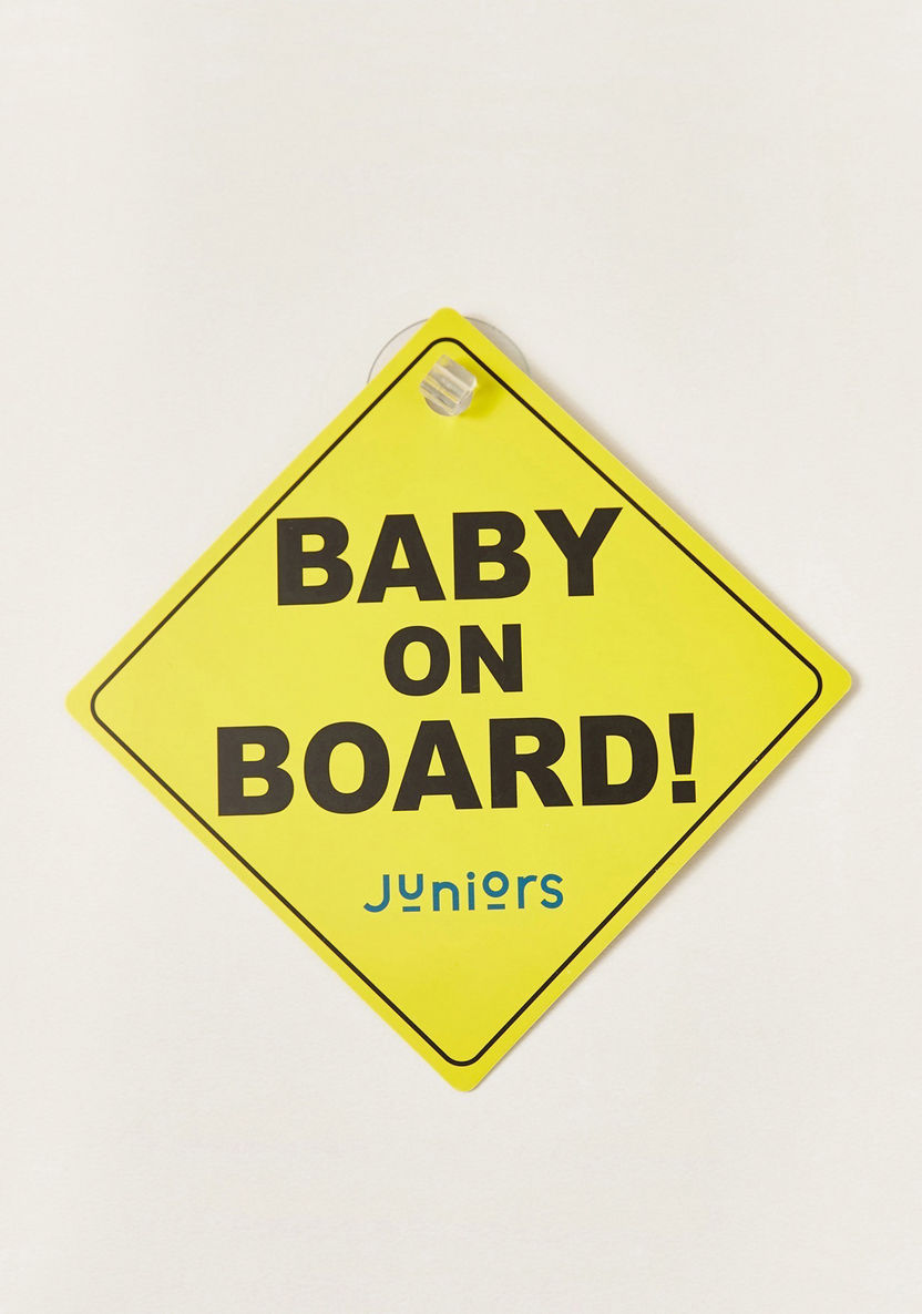 Juniors Baby on Board Car Sign-Babyproofing Accessories-image-1