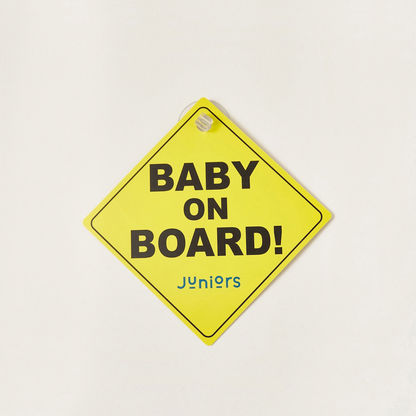 Juniors Baby on Board Car Sign