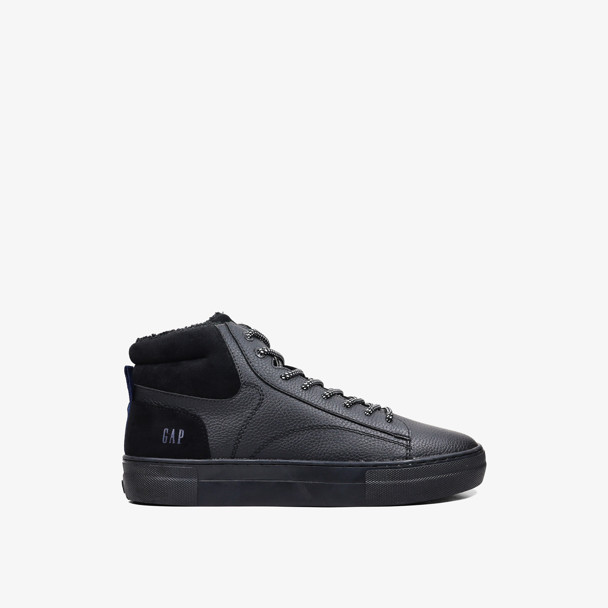 GAP Men's Logo Detail Sneakers with Lace-Up Closure - Portland Cup Mid M-men-shoes-sneakers-image-1