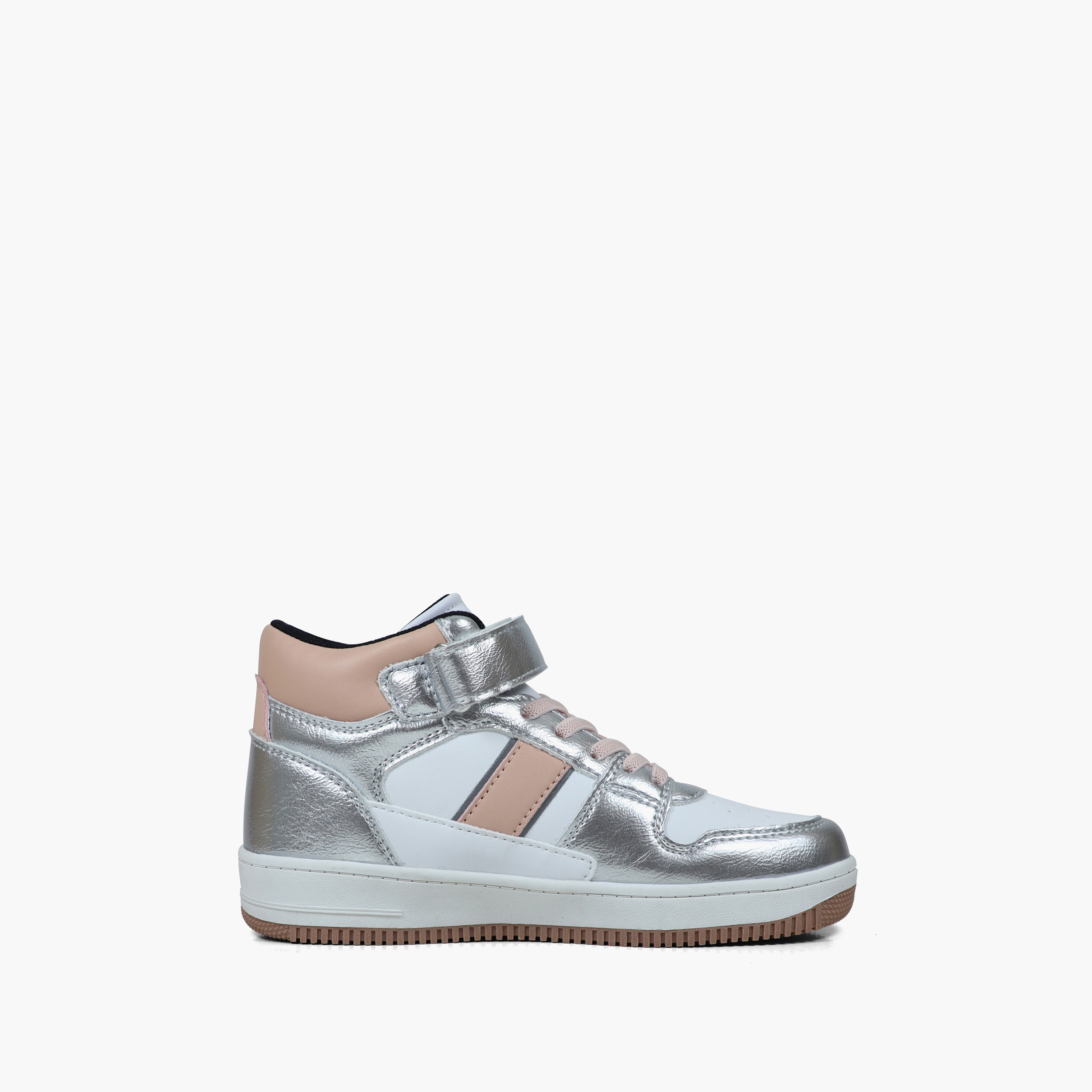 حذاء سنيكرز عالي "بوسطن ميد II" بشريط إغلاق لاصق للبنات من جاب - GPK5217100050-girls-shoes-sneakers-image-3