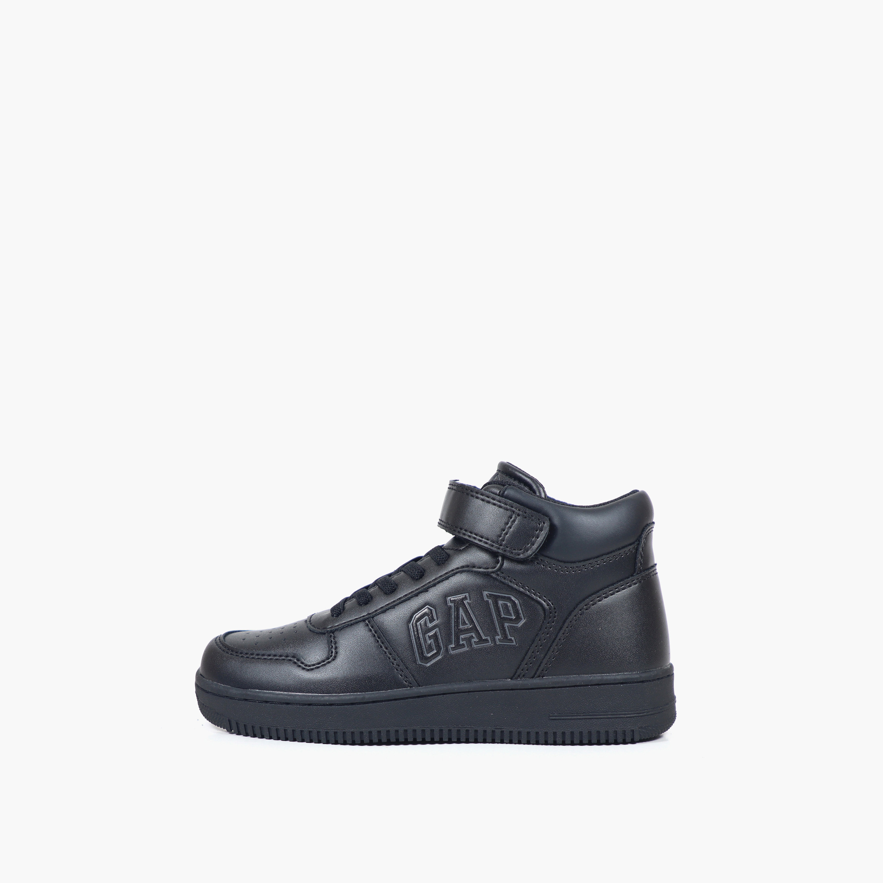 GAP Boys' BOSTON MID High Top Sneakers with Hook and Loop Closure - GPK5217140003-boys-shoes-sneakers-image-1