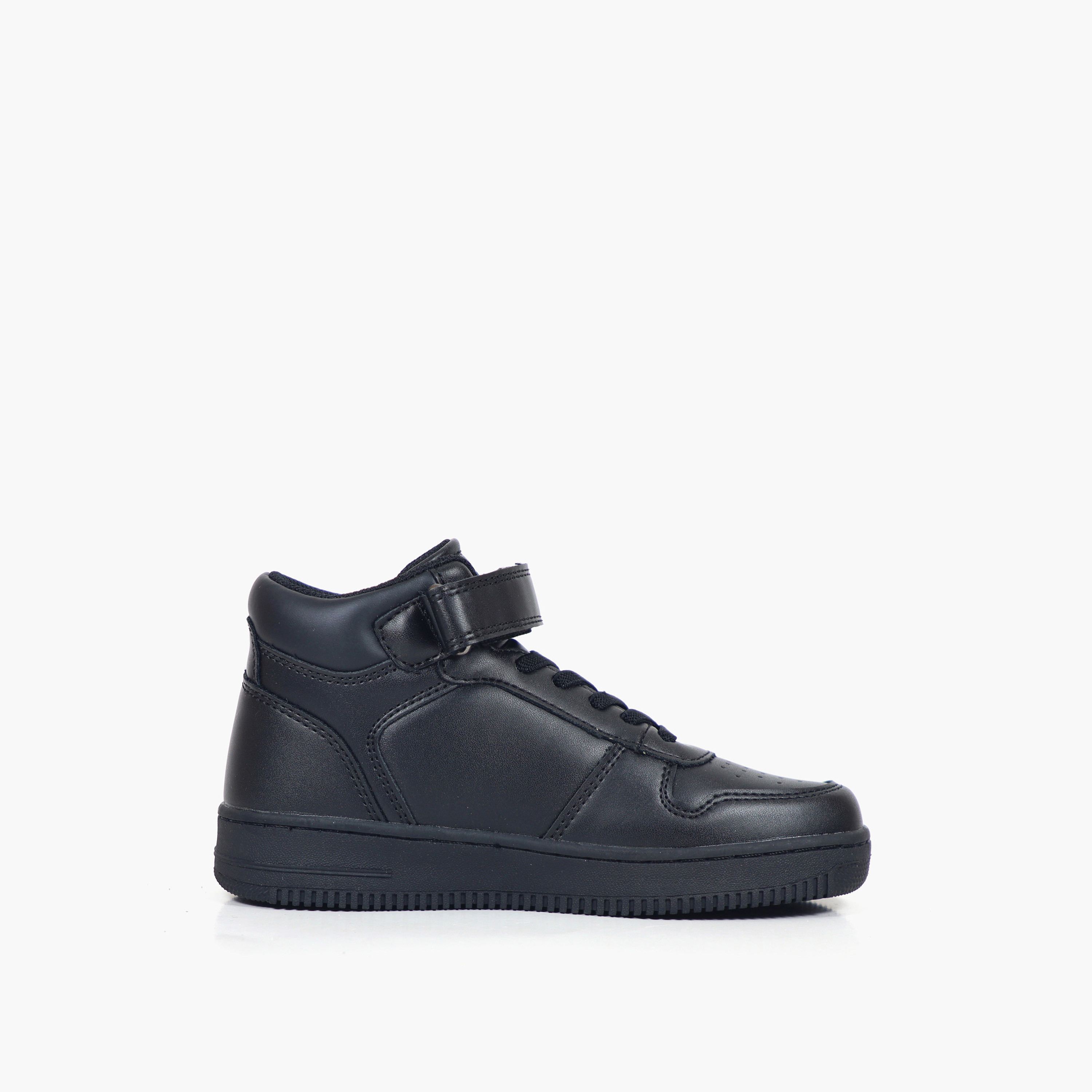 GAP Boys' BOSTON MID High Top Sneakers with Hook and Loop Closure - GPK5217140003-boys-shoes-sneakers-image-3