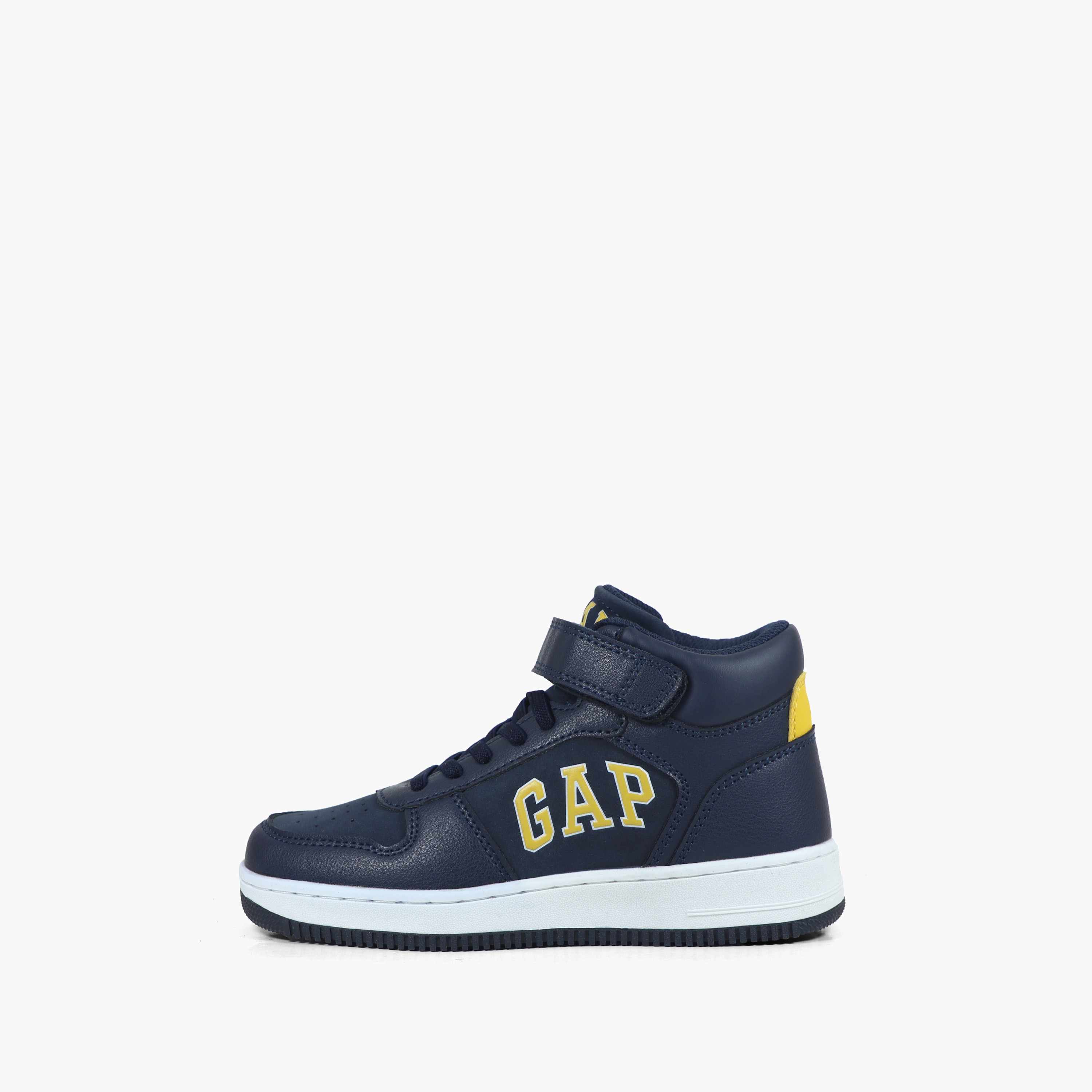 GAP Boys' BOSTON MID High Top Sneakers with Hook and Loop Closure - GPK5217140923-boys-shoes-sneakers-image-1