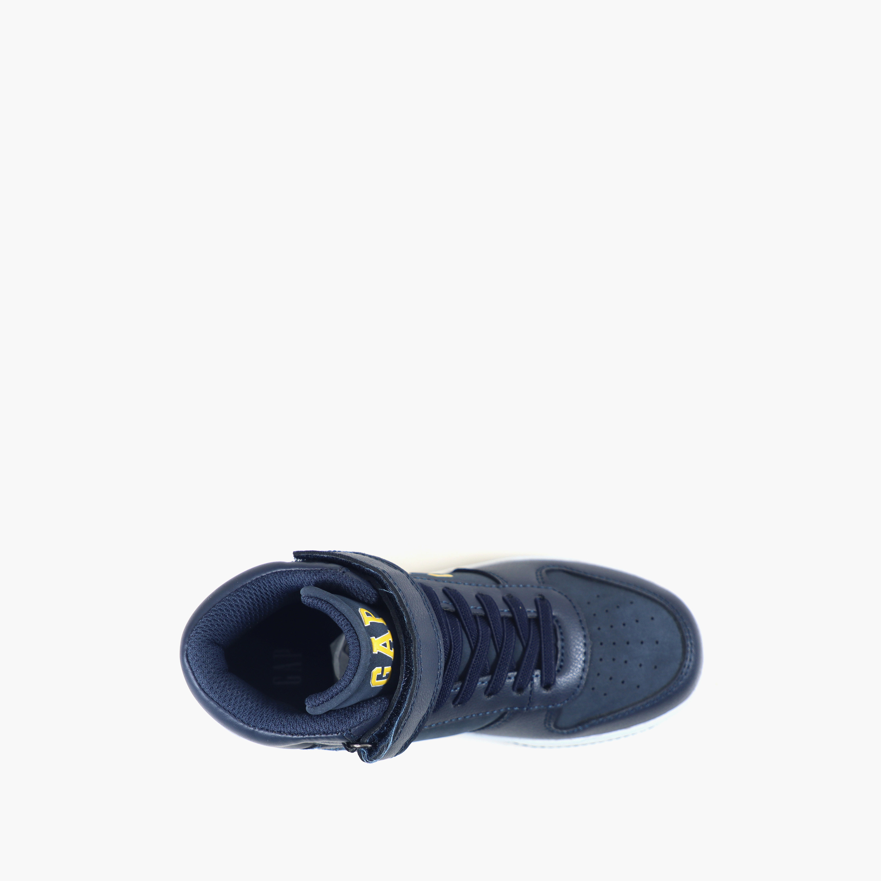 GAP Boys' BOSTON MID High Top Sneakers with Hook and Loop Closure - GPK5217140923-boys-shoes-sneakers-image-4