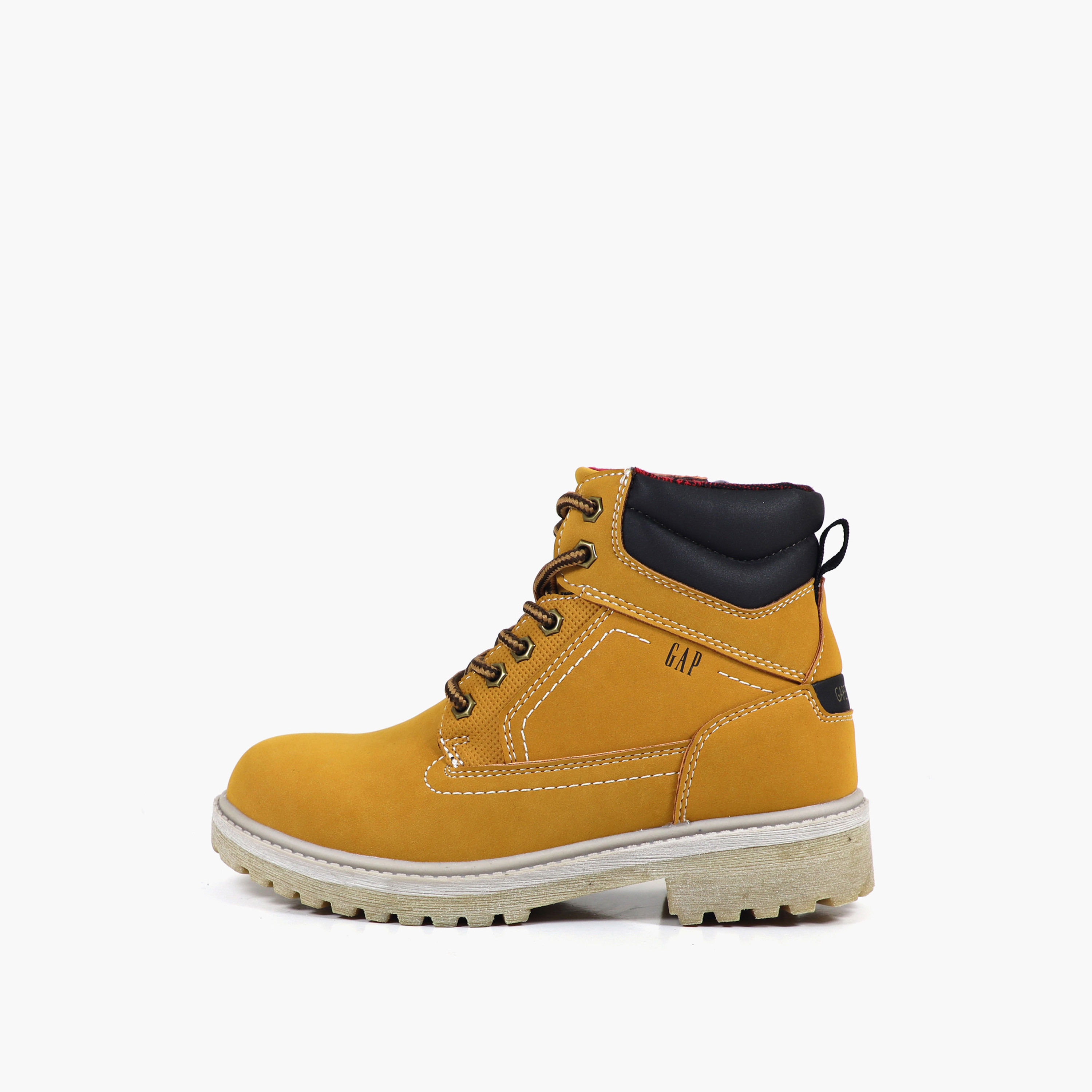 GAP Boys' DAYTON MID LACE II Boots with Zip Closure - GPK5218050487-boys-shoes-boots-image-1
