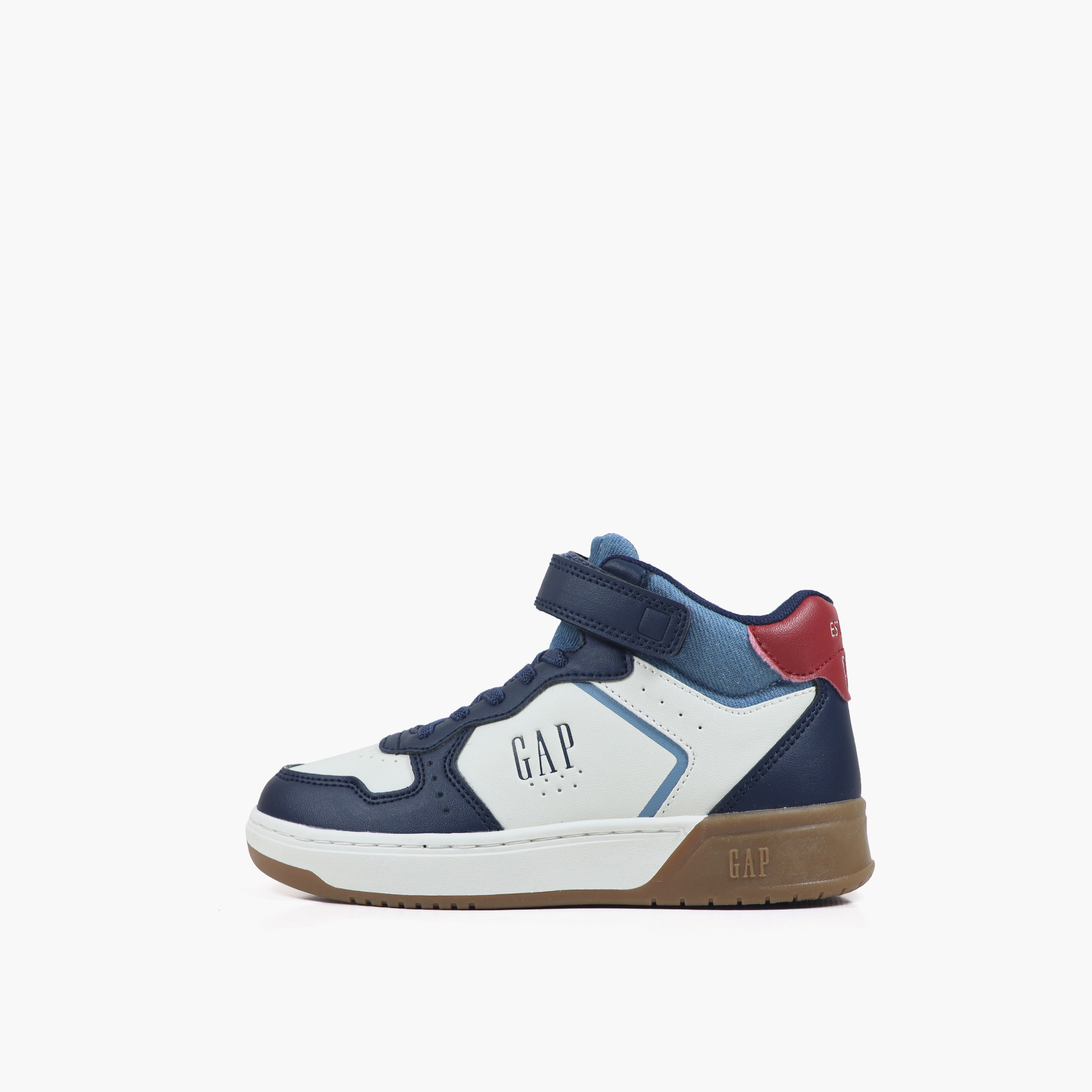 حذاء سنيكرز بقصة متوسطة وشريط إغلاق لاصق شيكاغو للأولاد من جاب-boys-shoes-sneakers-image-1