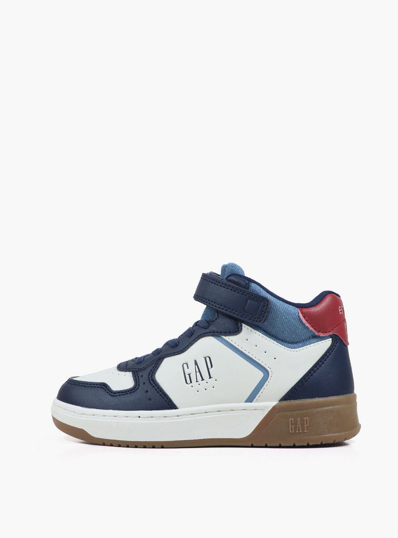 حذاء سنيكرز بقصة متوسطة وشريط إغلاق لاصق شيكاغو للأولاد من جاب-boys-shoes-sneakers-image-1