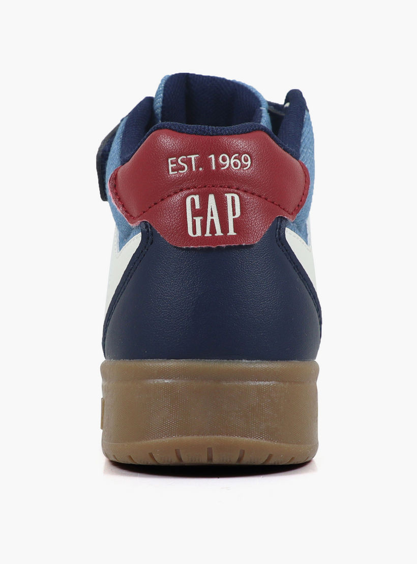 حذاء سنيكرز بقصة متوسطة وشريط إغلاق لاصق شيكاغو للأولاد من جاب-boys-shoes-sneakers-image-2