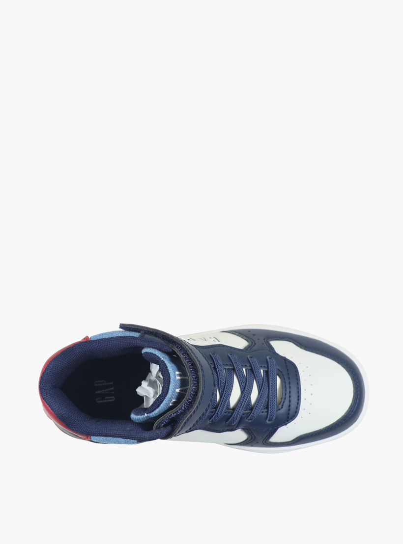 حذاء سنيكرز بقصة متوسطة وشريط إغلاق لاصق شيكاغو للأولاد من جاب-boys-shoes-sneakers-image-4