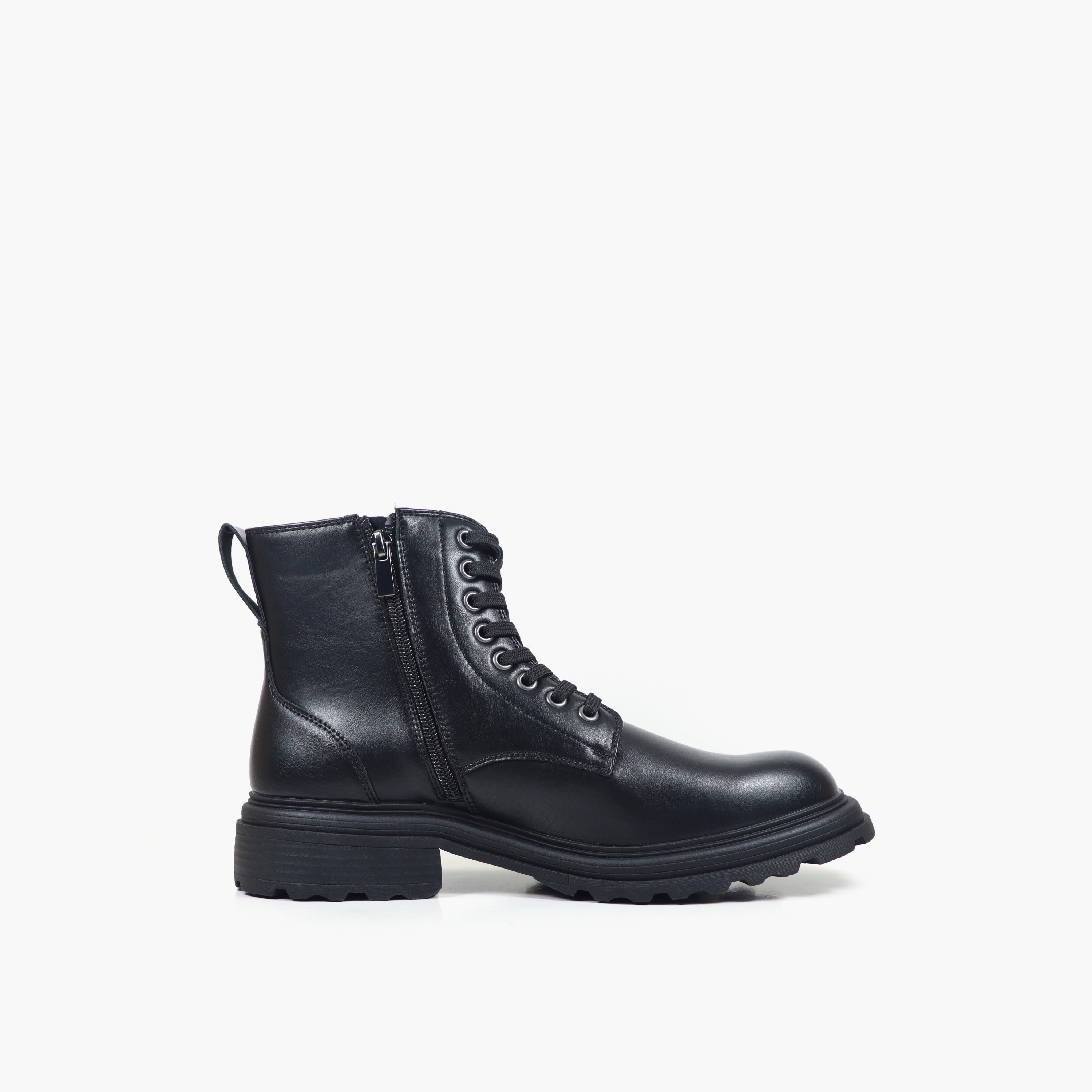 بوت كاحل بسحاب إغلاق ناسداك للرجال من غاب-men-shoes-boots-image-3