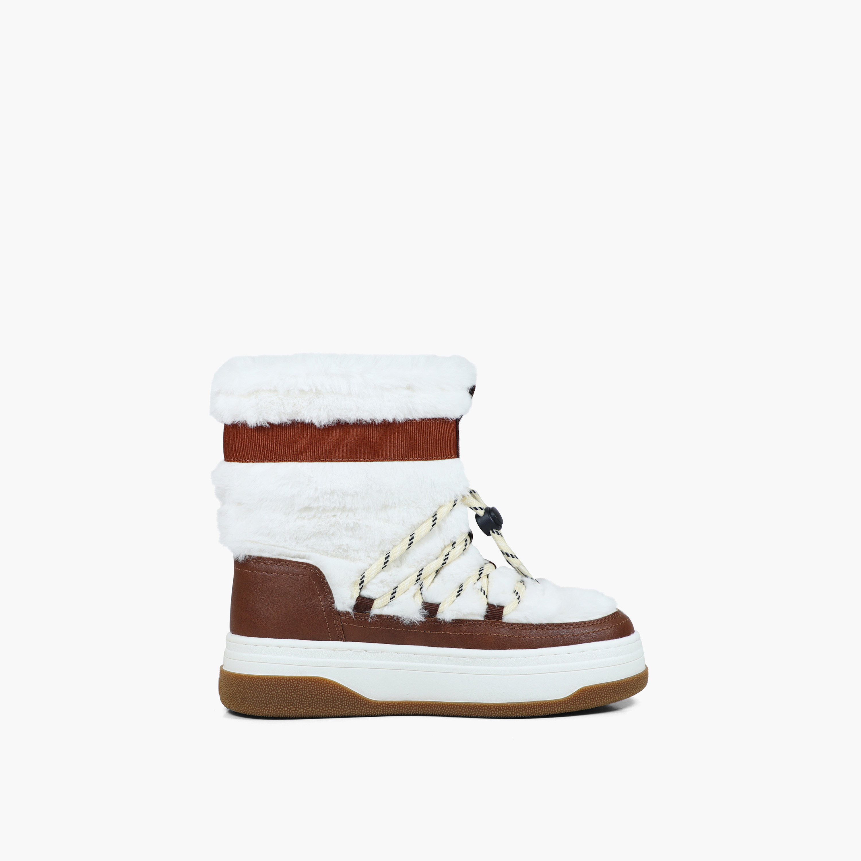 بوت بطول الكاحل "بارادايس هاي فور" ورباط إغلاق للنساء من جاب - GPW5212083810-women-shoes-boots-image-3