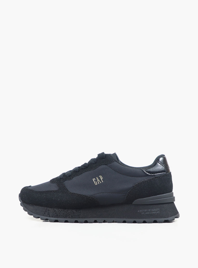 GAP Women Osaka Textured Lace-Up Ankle Sneakers-women-shoes-sneakers-image-1