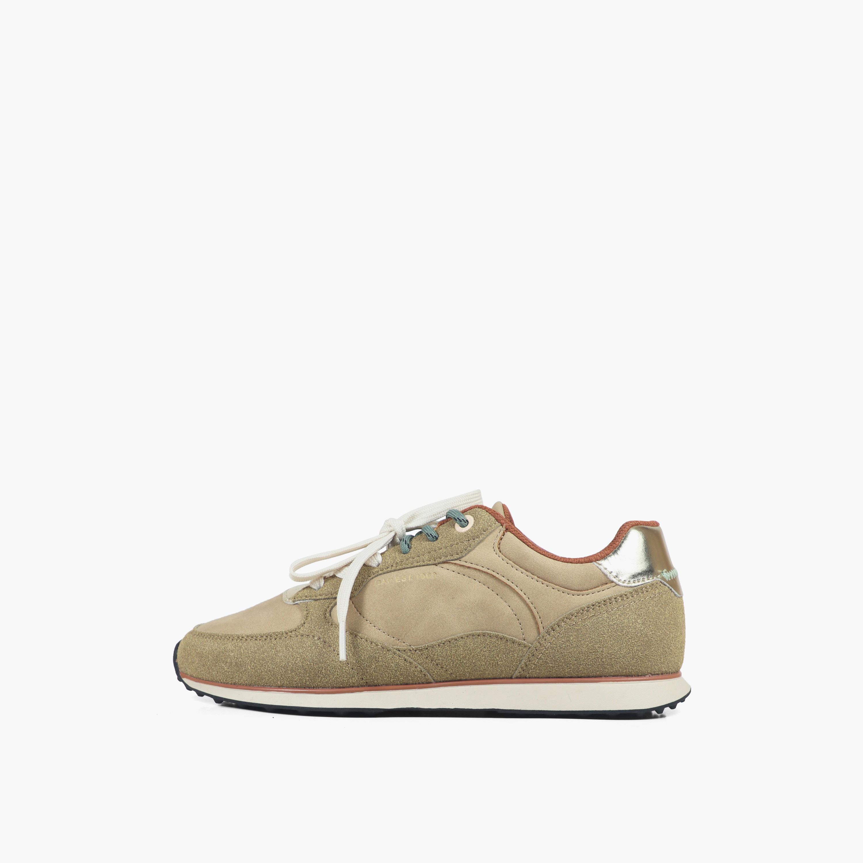 GAP Women RUN GOLD FLAT Lace-Up Ankle Sneakers-women-shoes-sneakers-image-1