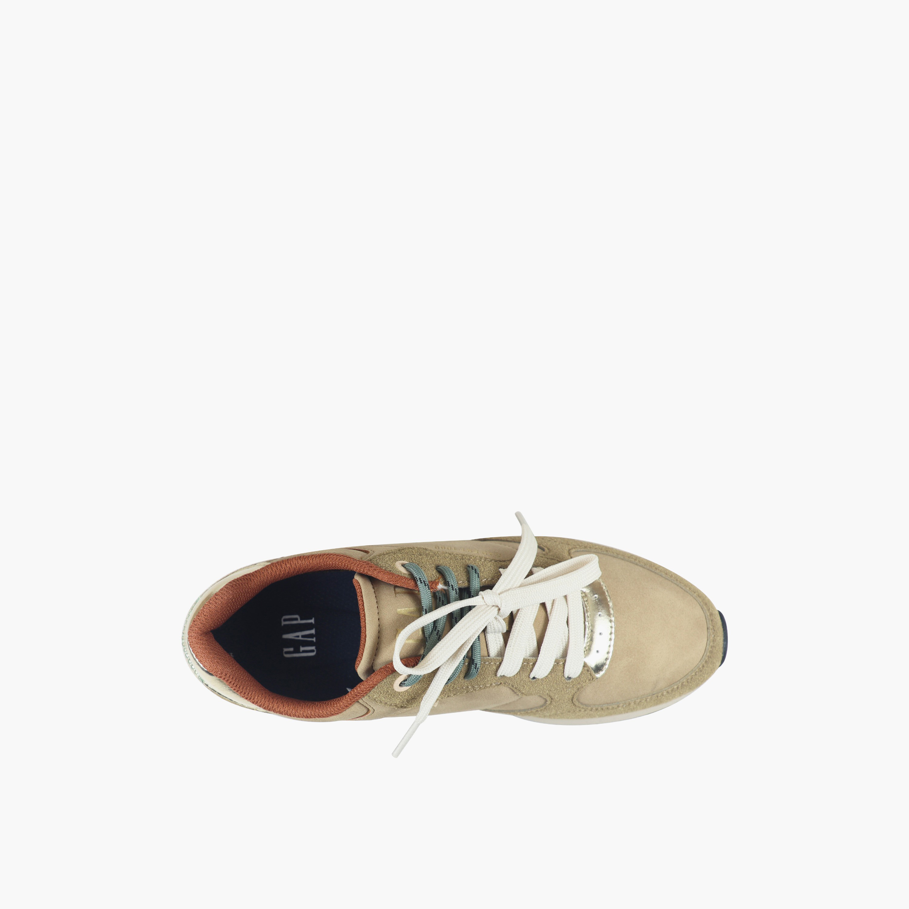GAP Women RUN GOLD FLAT Lace-Up Ankle Sneakers-women-shoes-sneakers-image-4