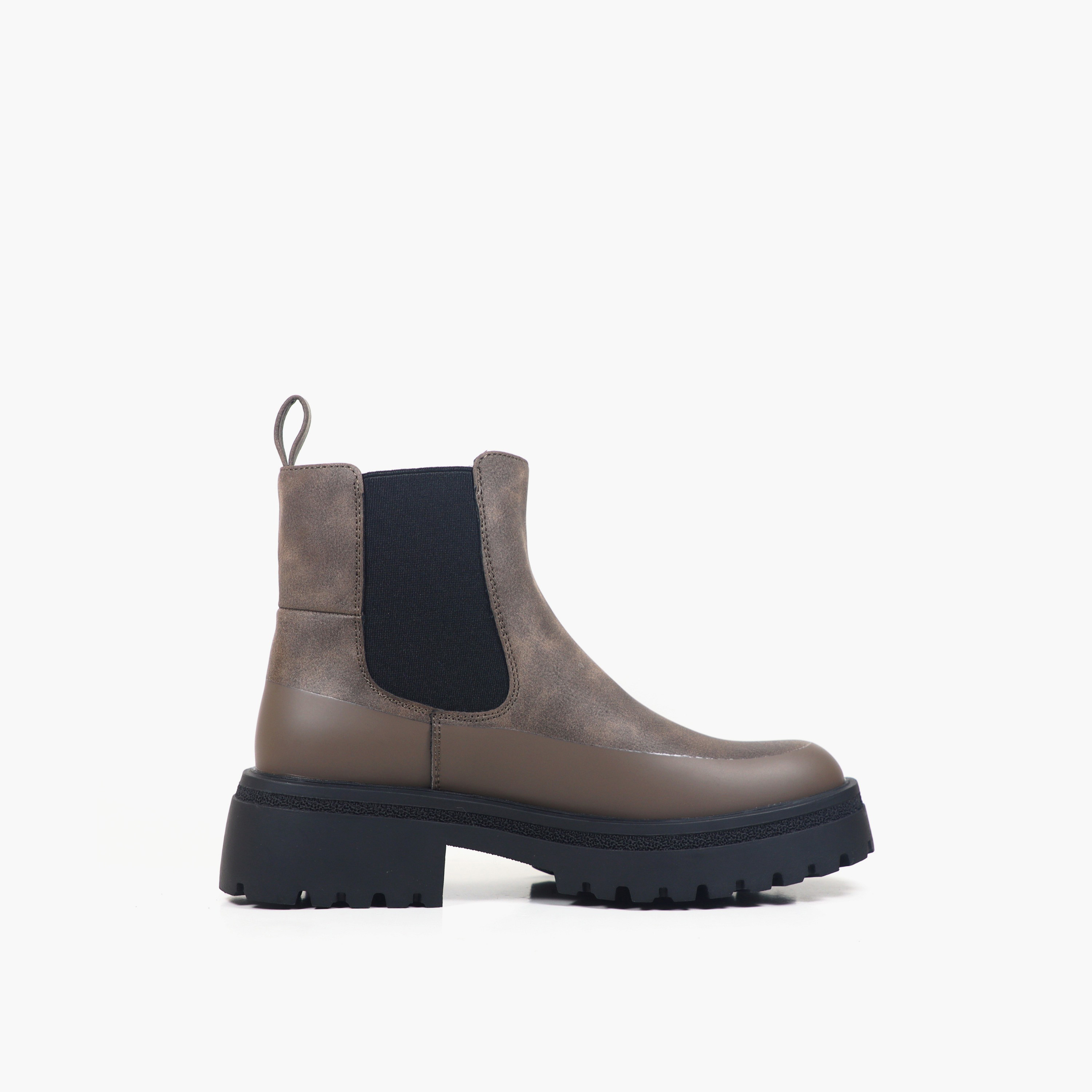 بوت سهل الارتداء بارز الملمس بطول الكاحل لويز للنساء من جاب-women-shoes-boots-image-3