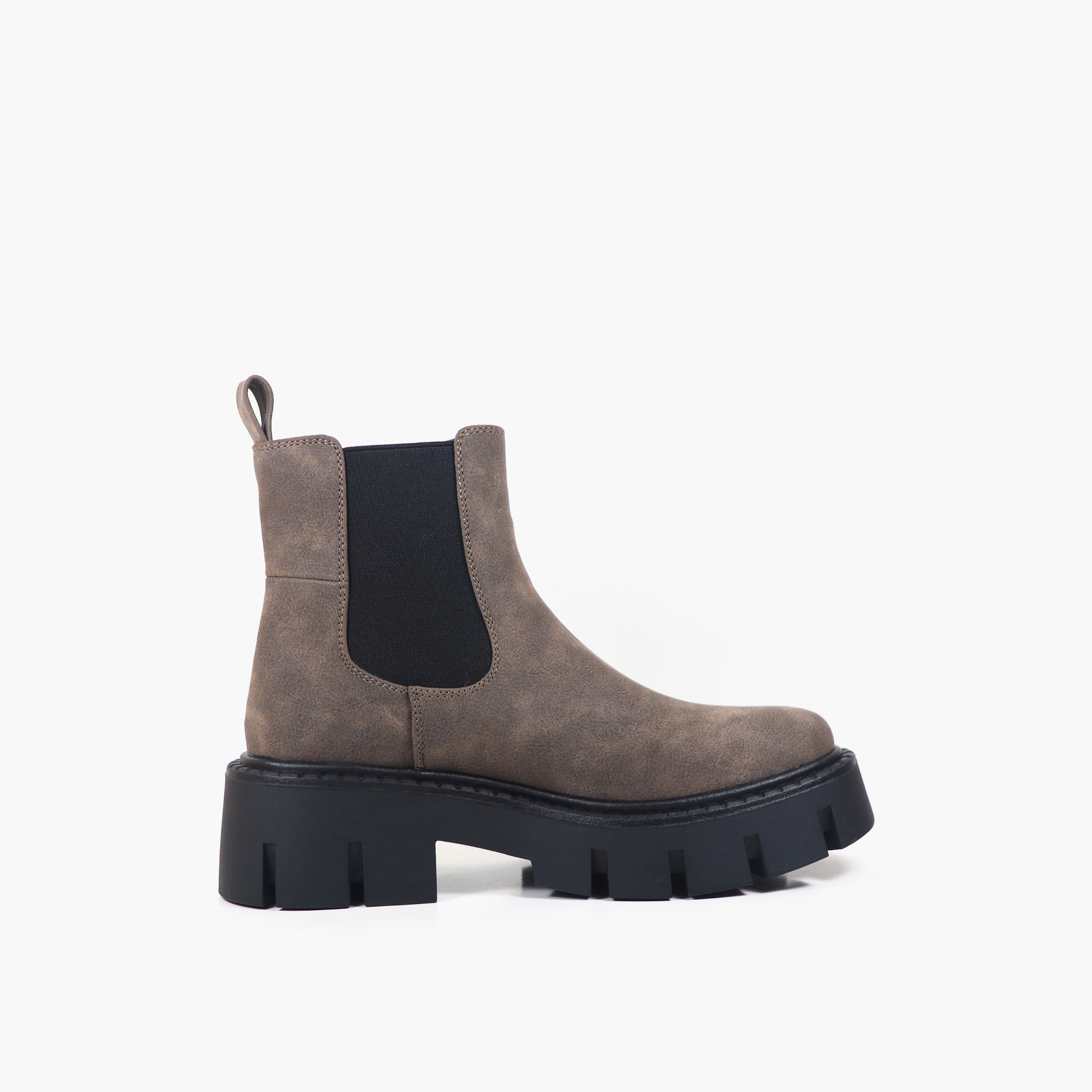 بوت سهل الارتداء بارز الملمس بطول الكاحل صوفيا للنساء من جاب-women-shoes-boots-image-3