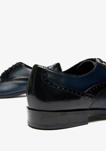 Duchini Men's Derby Shoes with Lace-Up Closure-Derby-image-2