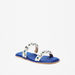 Missy Stone Embellished Slip-On Slide Sandals-Women%27s Flat Sandals-thumbnailMobile-0