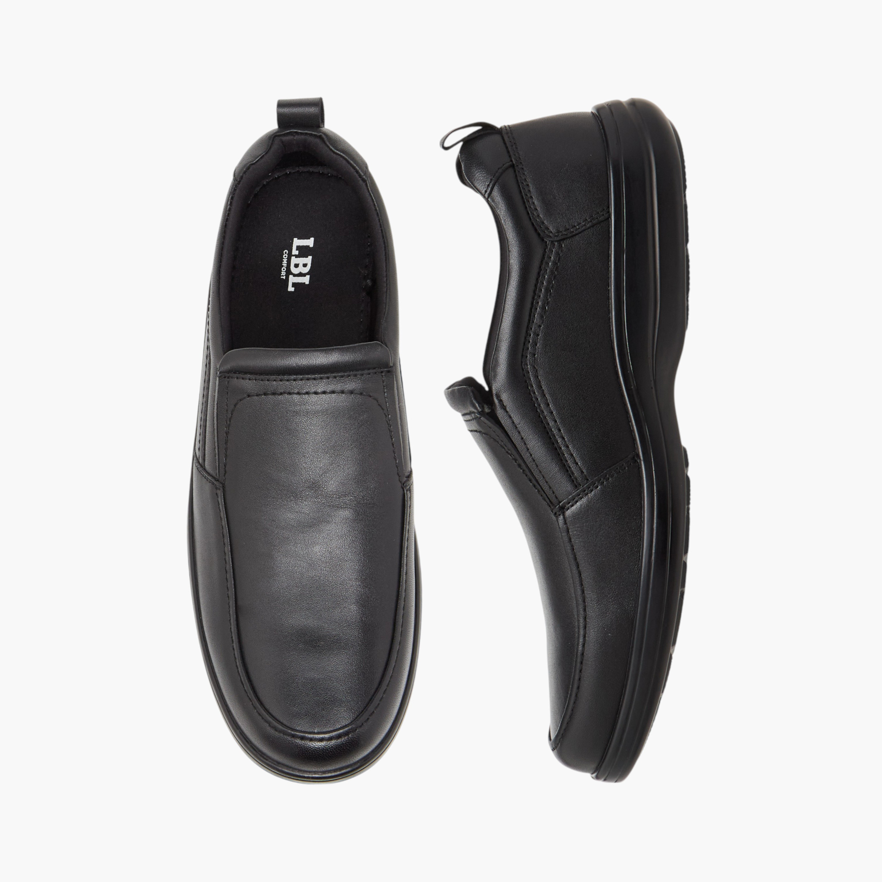 LBL by Shoexpress Solid Slip-On Loafers-men-shoes-formalshoes-image-1