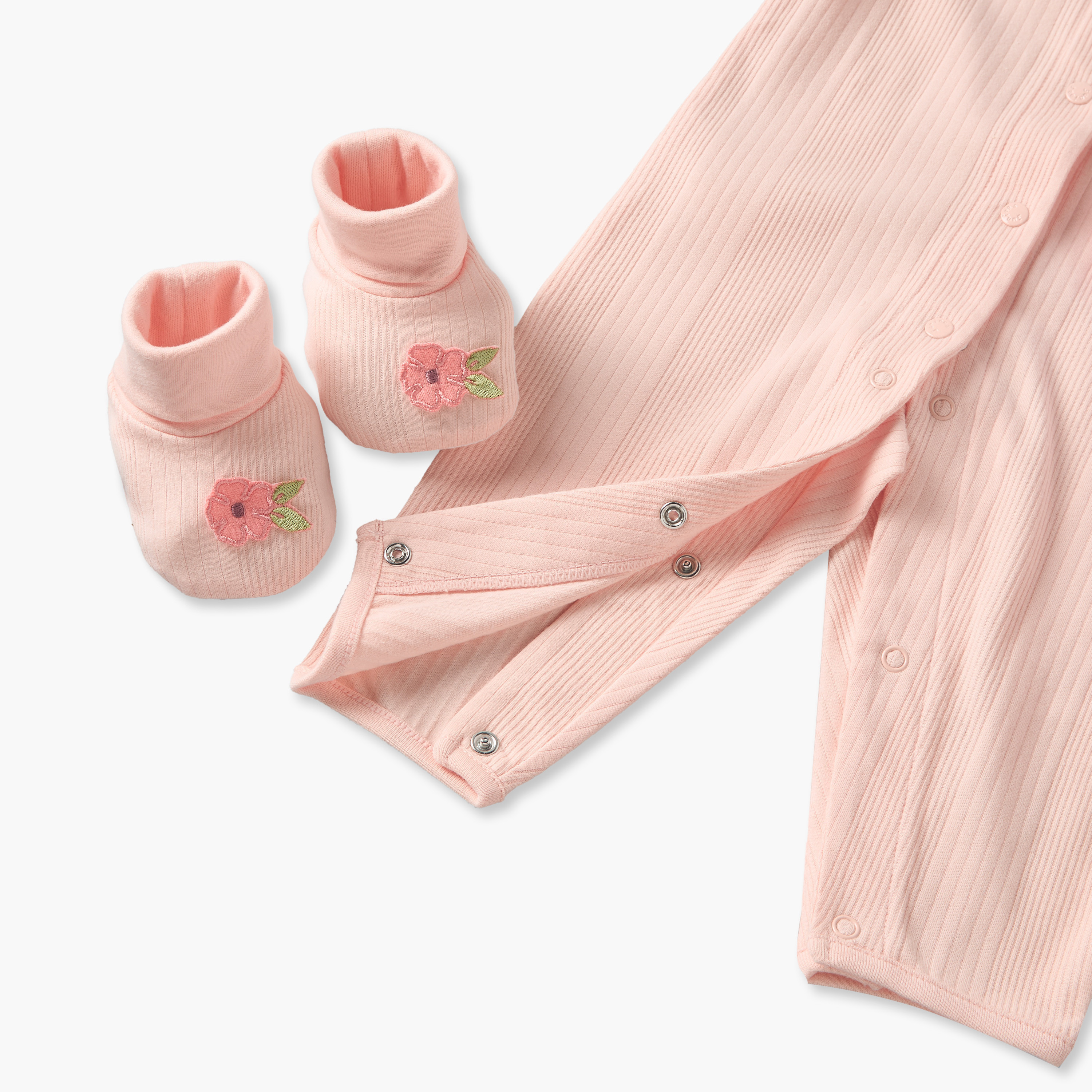 طقم هدايا ملابس 5 قطع بطبعة زهور من جونيورز-baby-girls-clothing-setsandcoords-image-8